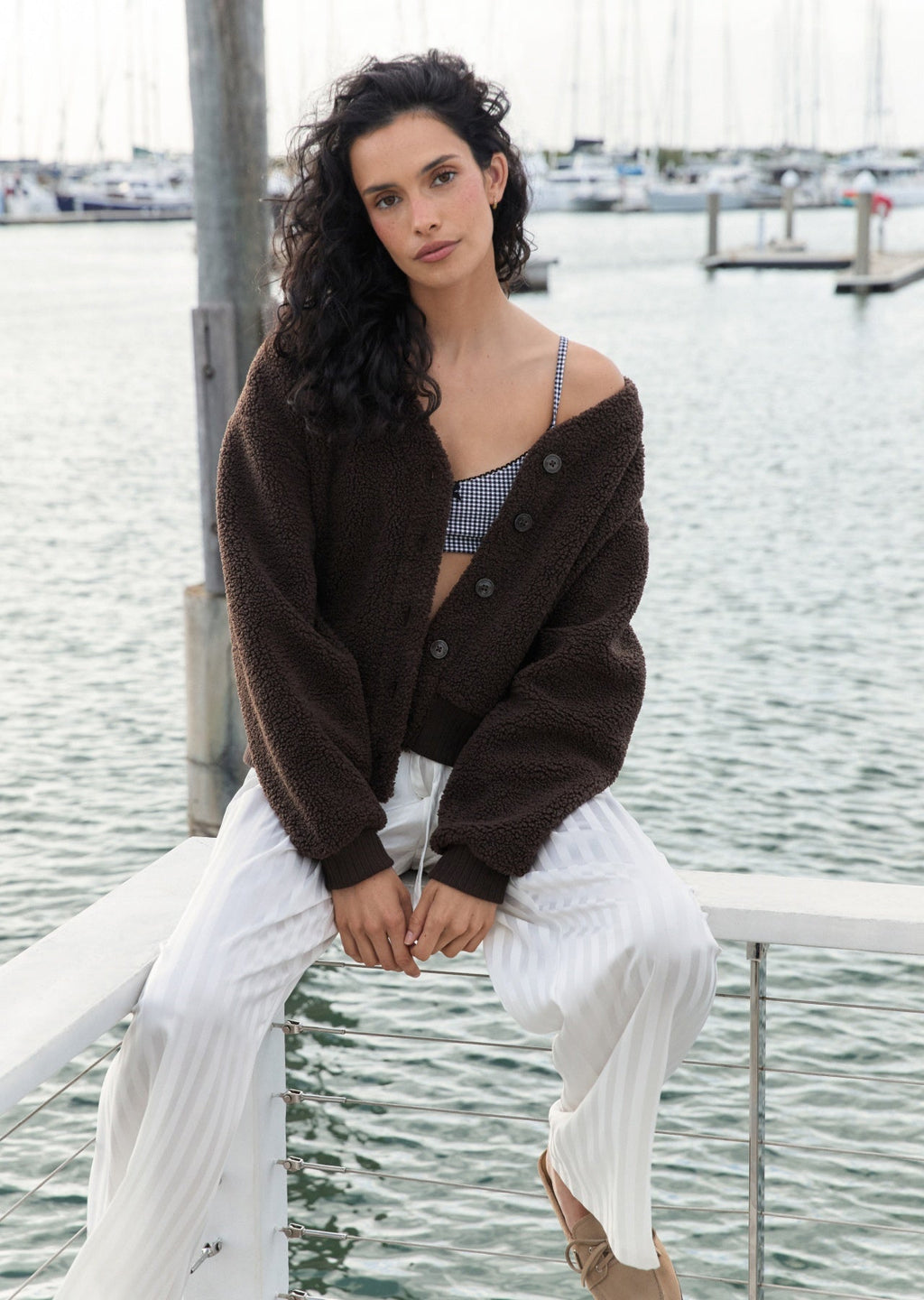 Field Teddy Cardigan