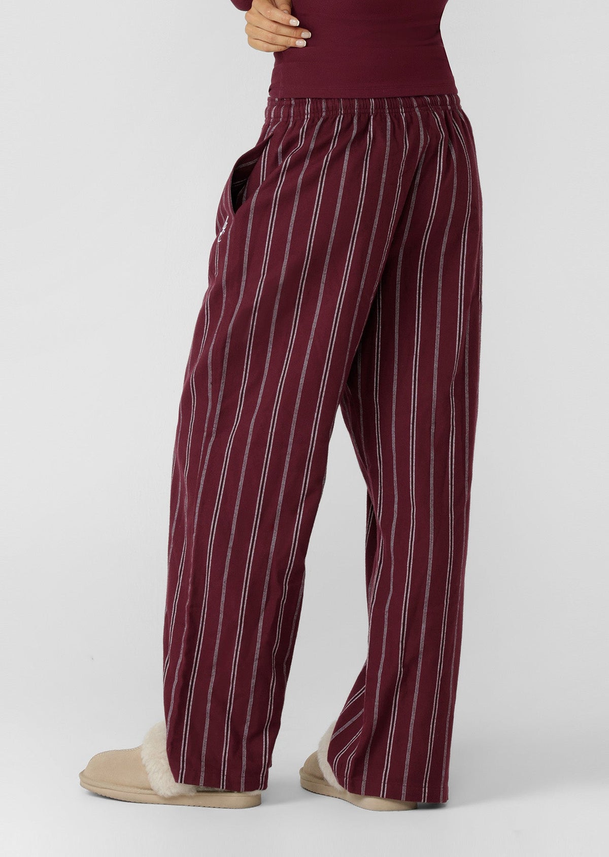 Campus Stripe Flannel Lounge Pants