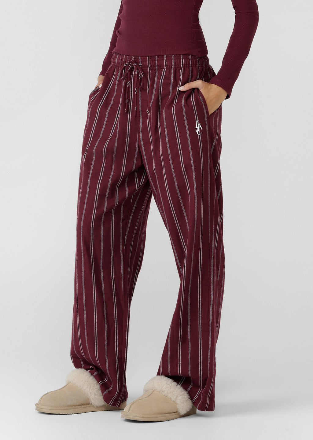 Campus Stripe Flannel Lounge Pants