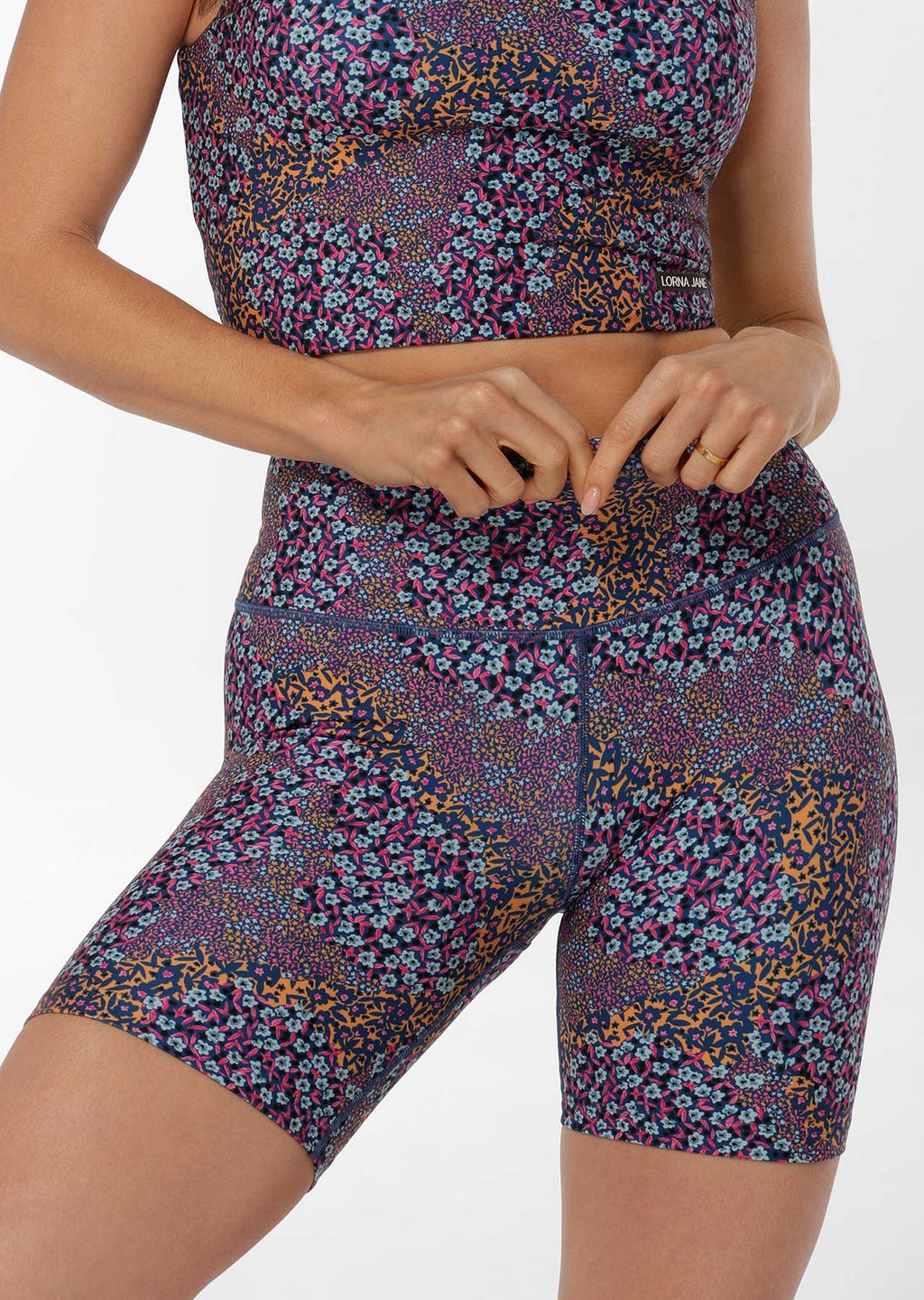 Midnight Ditsy Bike Shorts