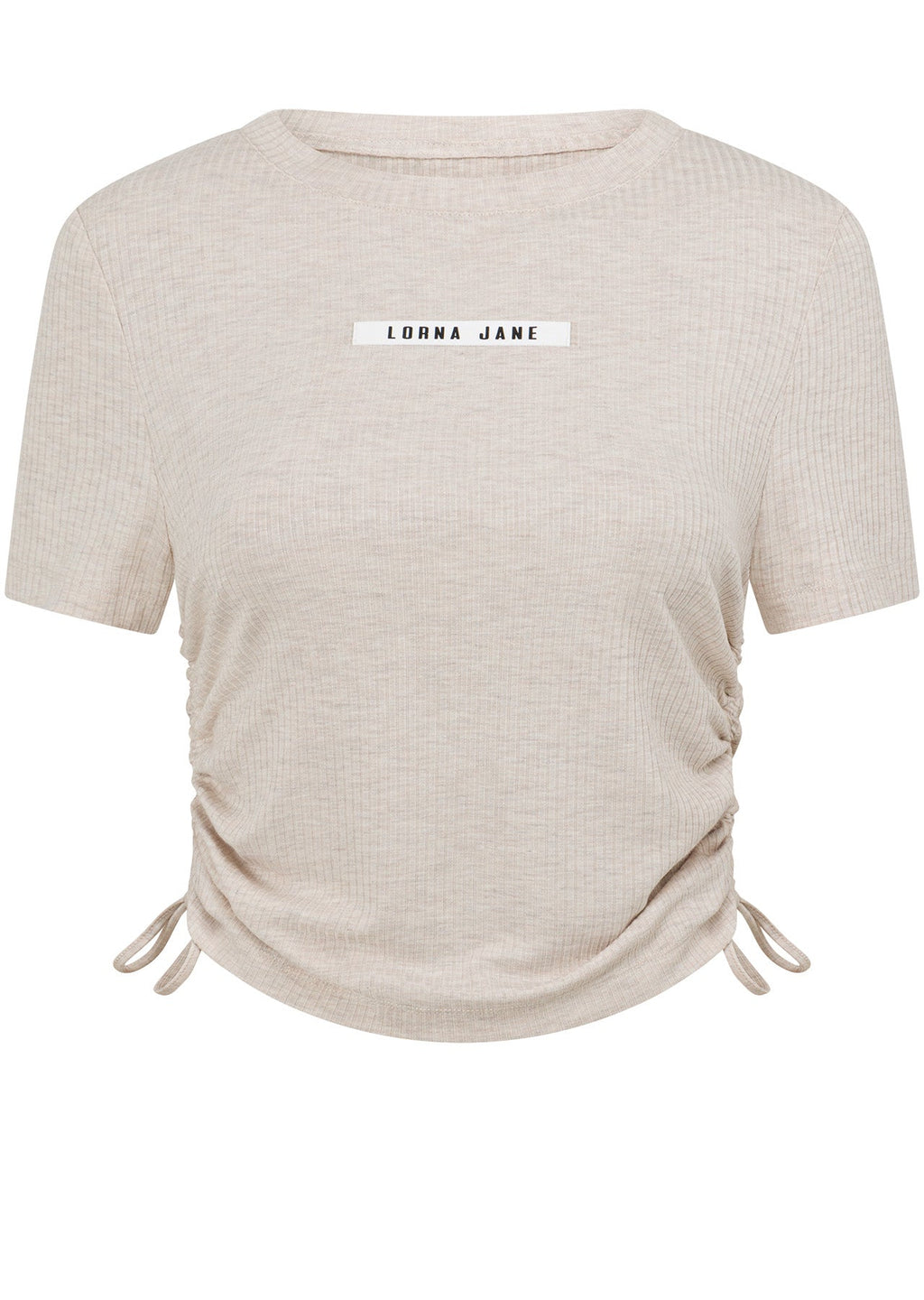 Easy Adjust Rib Short Sleeve Top