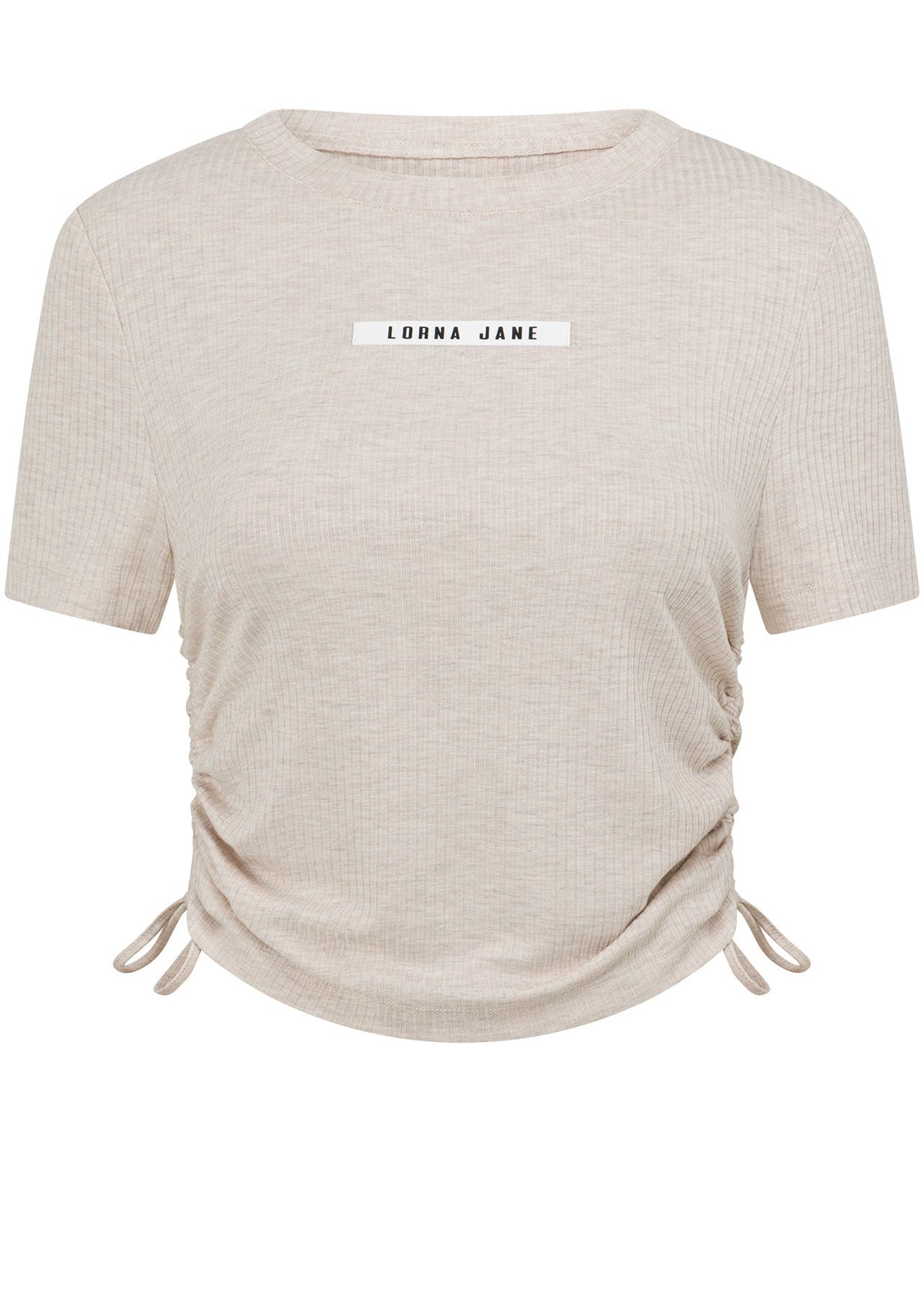 Easy Adjust Rib Short Sleeve Top