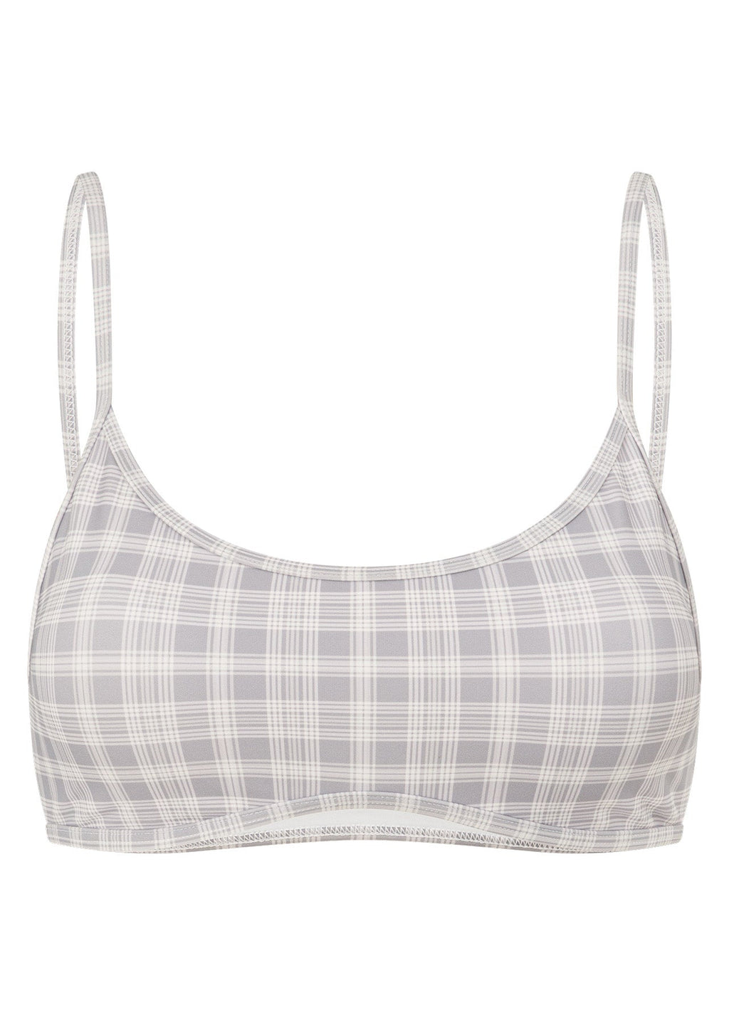Country Club Check Sports Bra