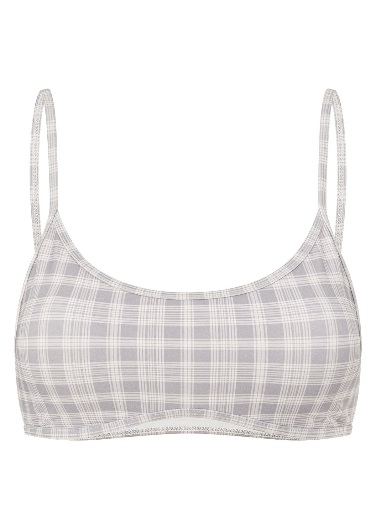 Country Club Check Sports Bra