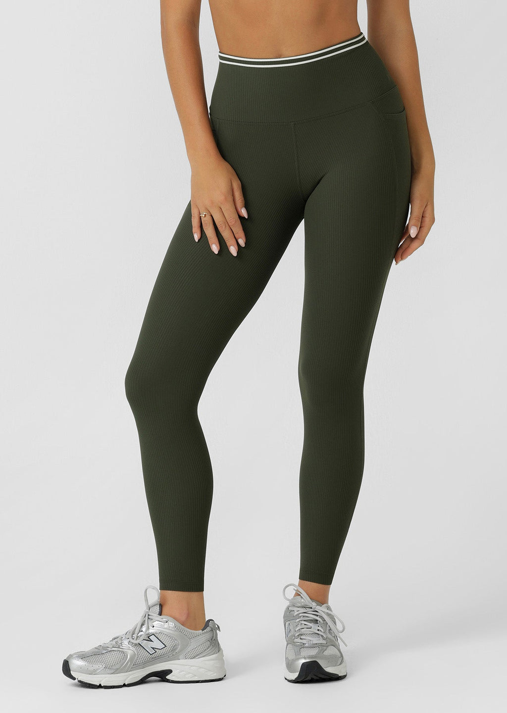 Iconic Luxe Active Rib Ankle Biter Leggings