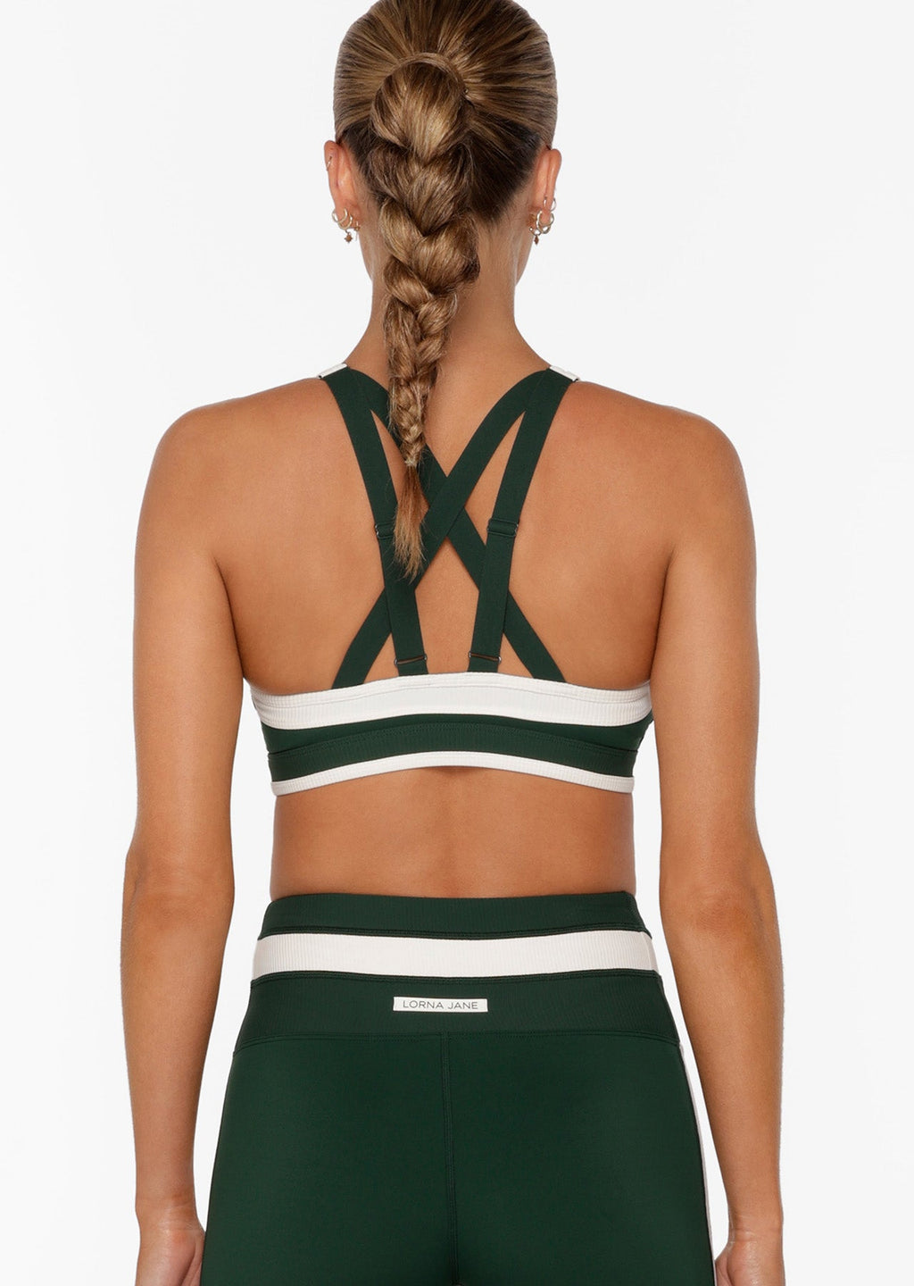 Get On The Green Rib Sports Bra