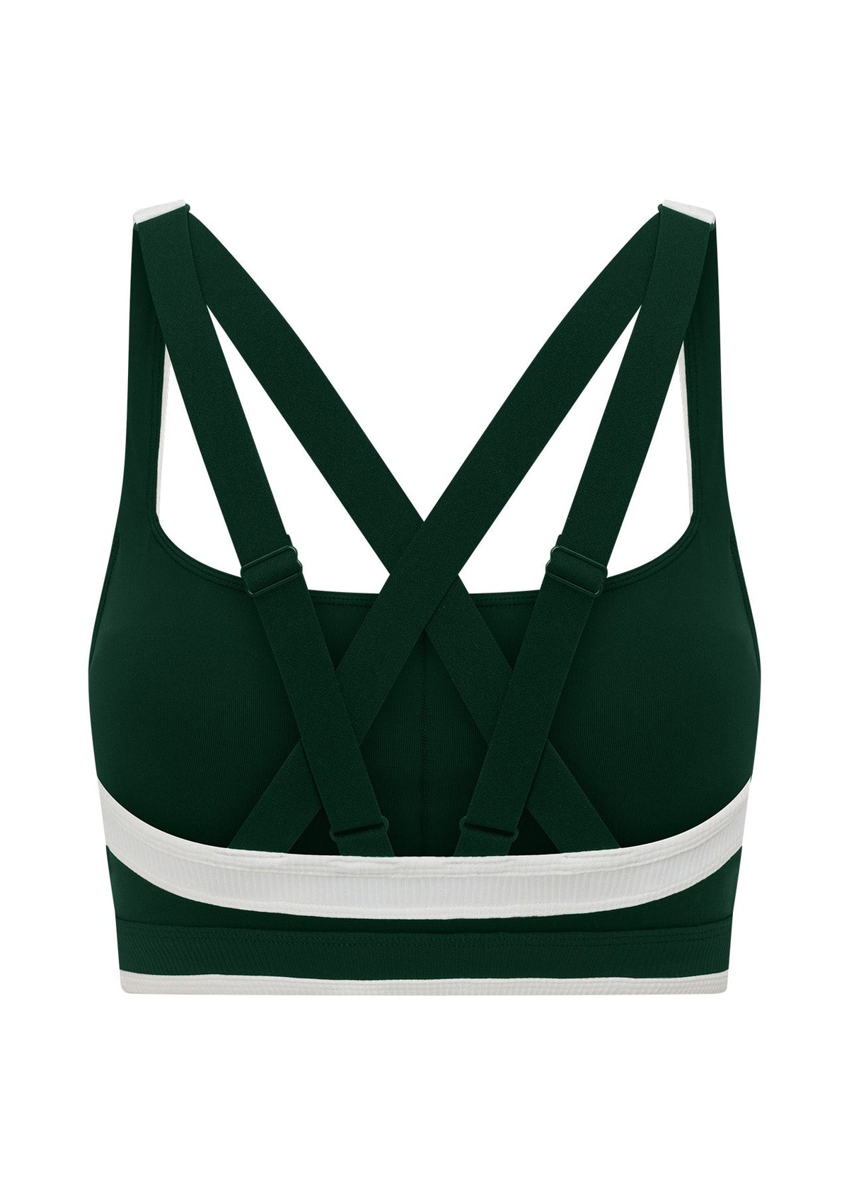 Get On The Green Rib Sports Bra
