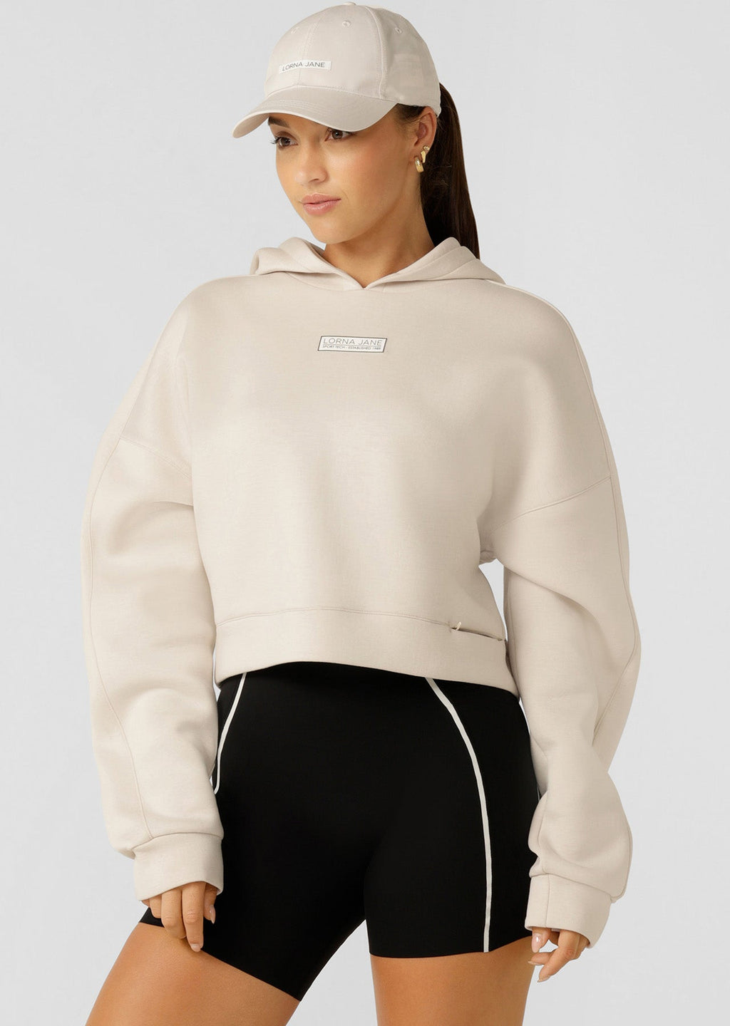 All Hours Secret Pocket Cropped Hoodie