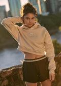 All Hours Secret Pocket Cropped Hoodie