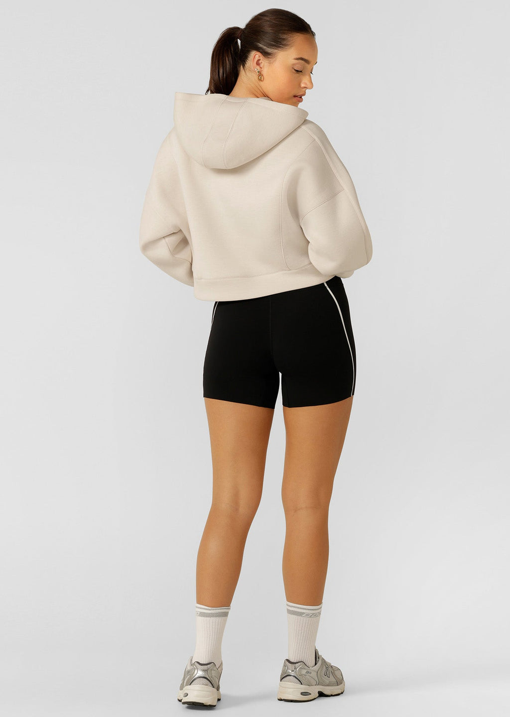 All Hours Secret Pocket Cropped Hoodie