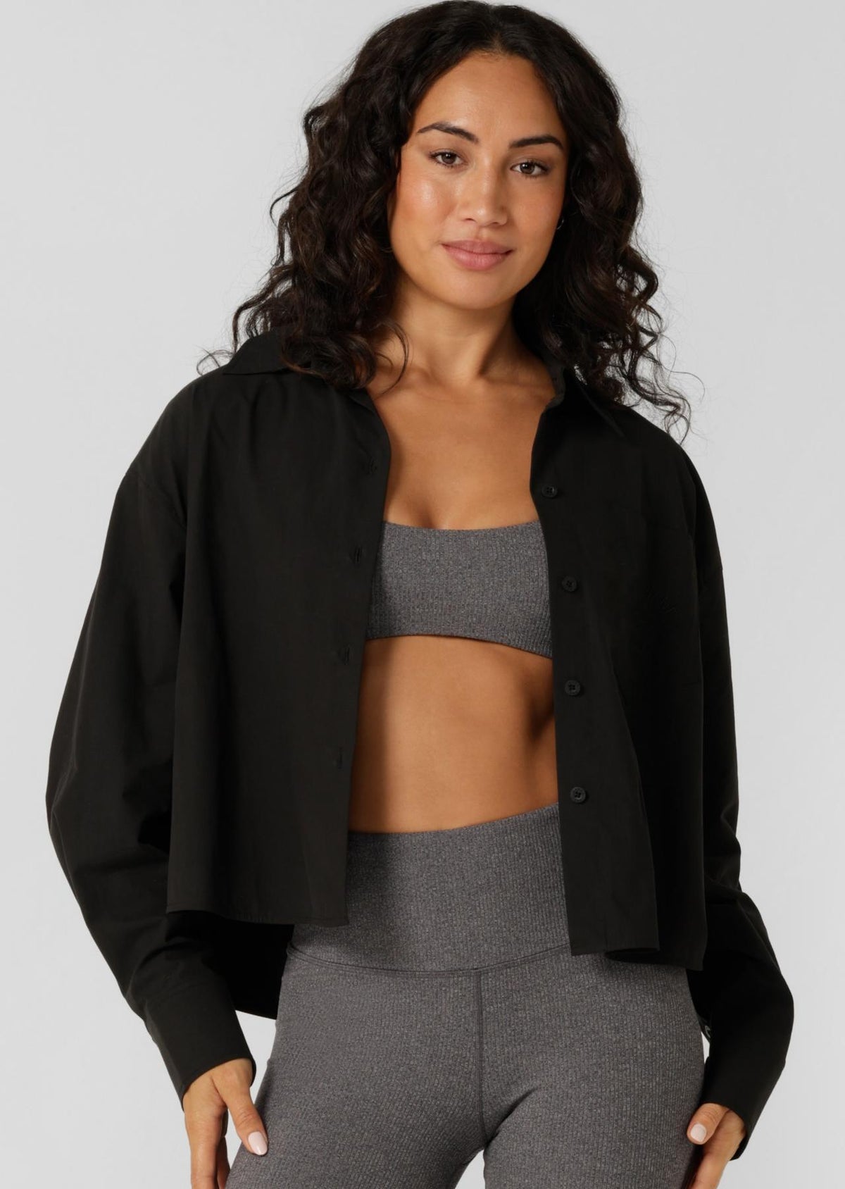 Heritage Cropped Button Up Shirt