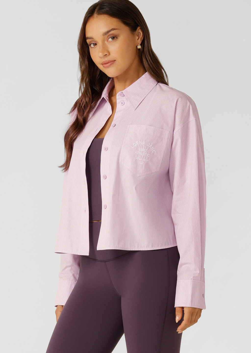 Heritage Cropped Button Up Shirt