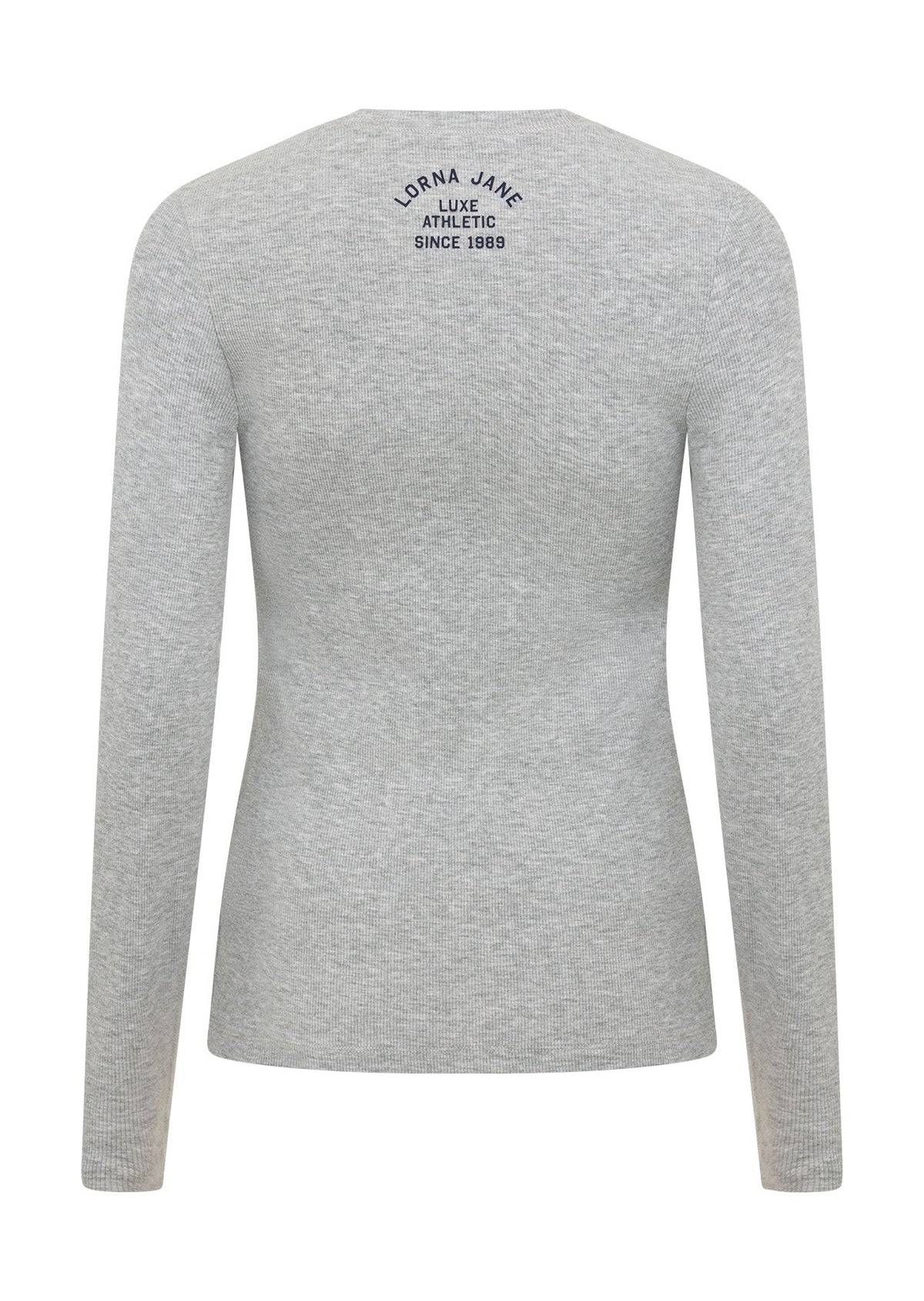 Henley Rib Long Sleeve Top