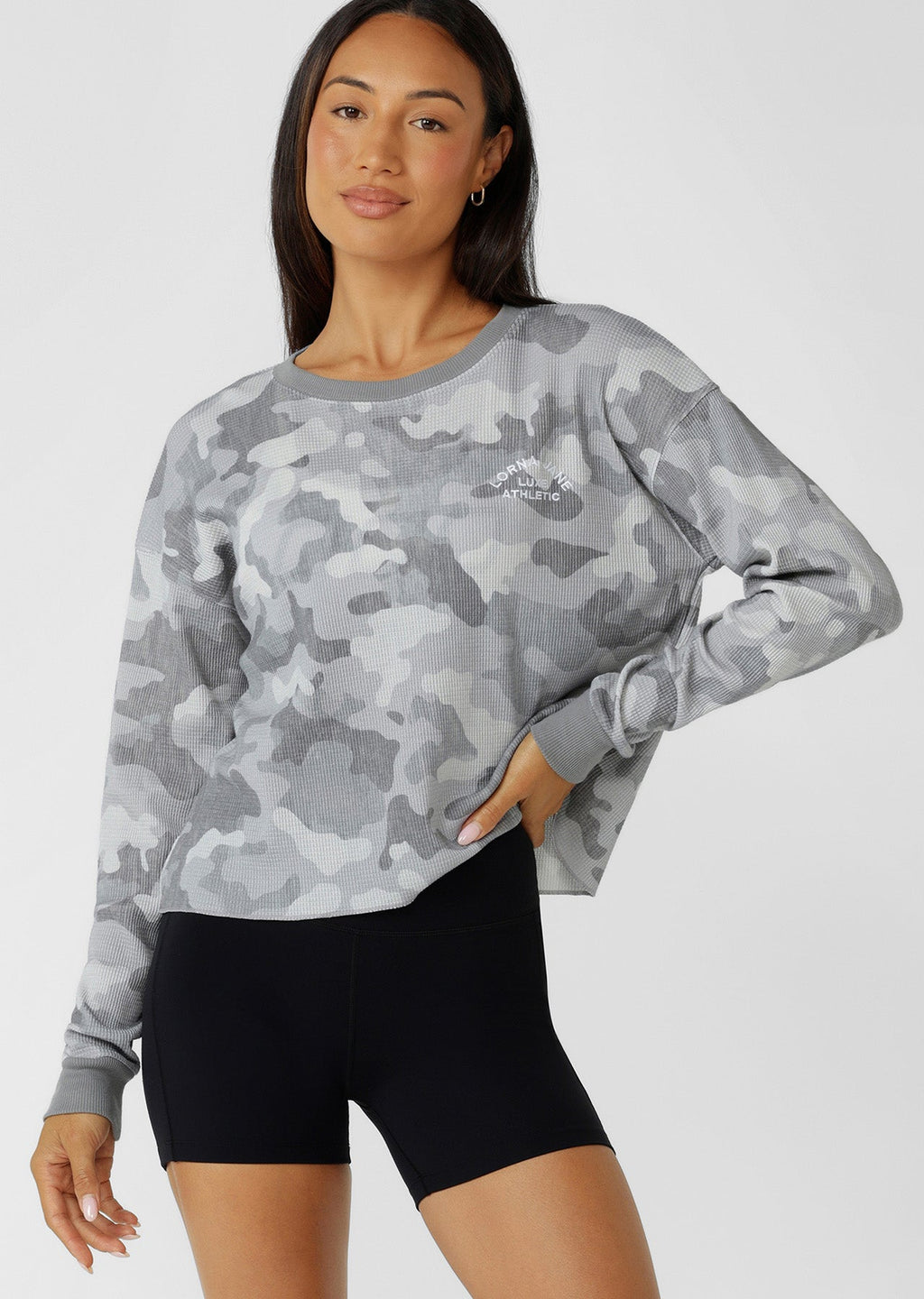 Lotus Waffle Long Sleeve Top