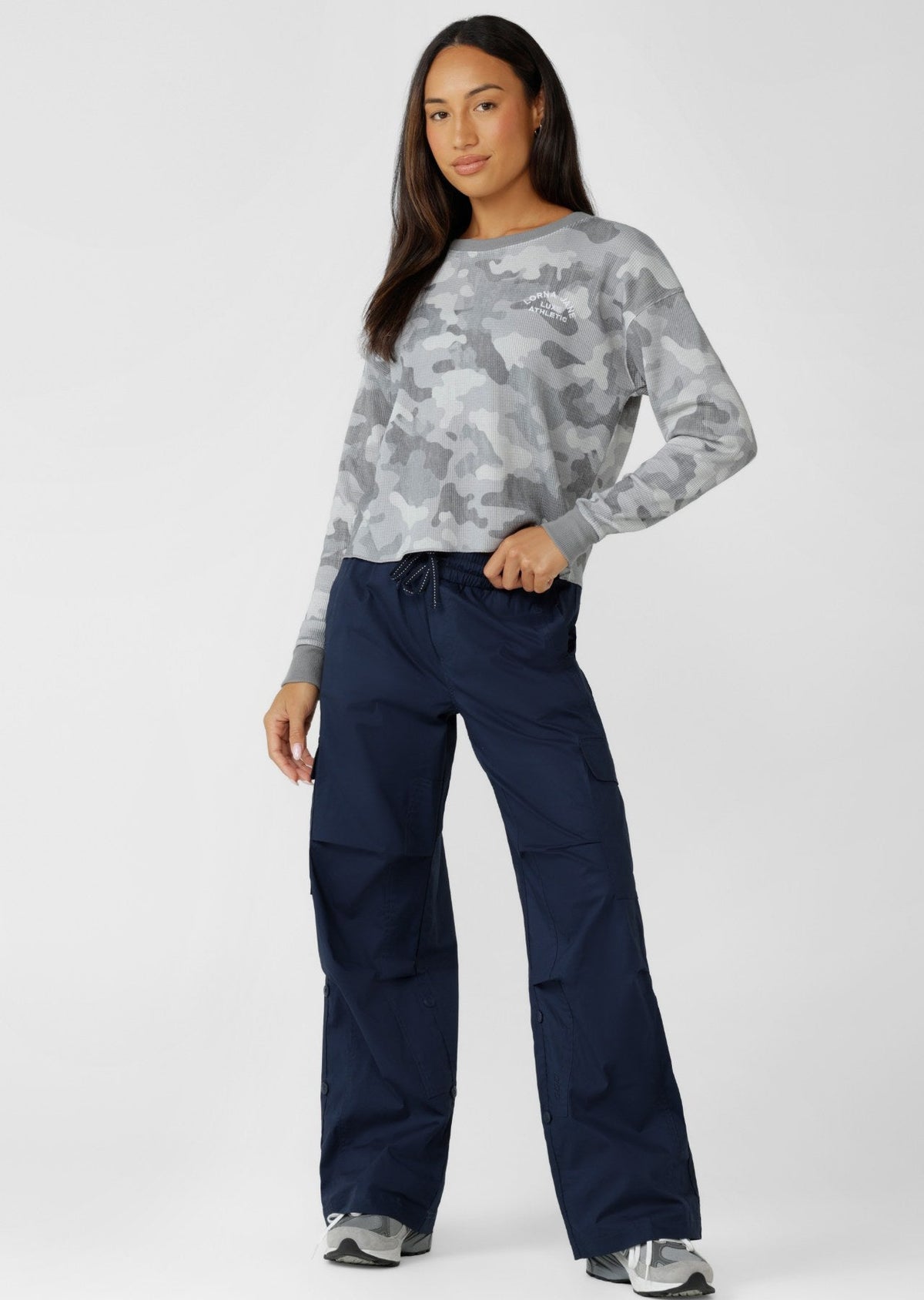 Lotus Waffle Long Sleeve Top