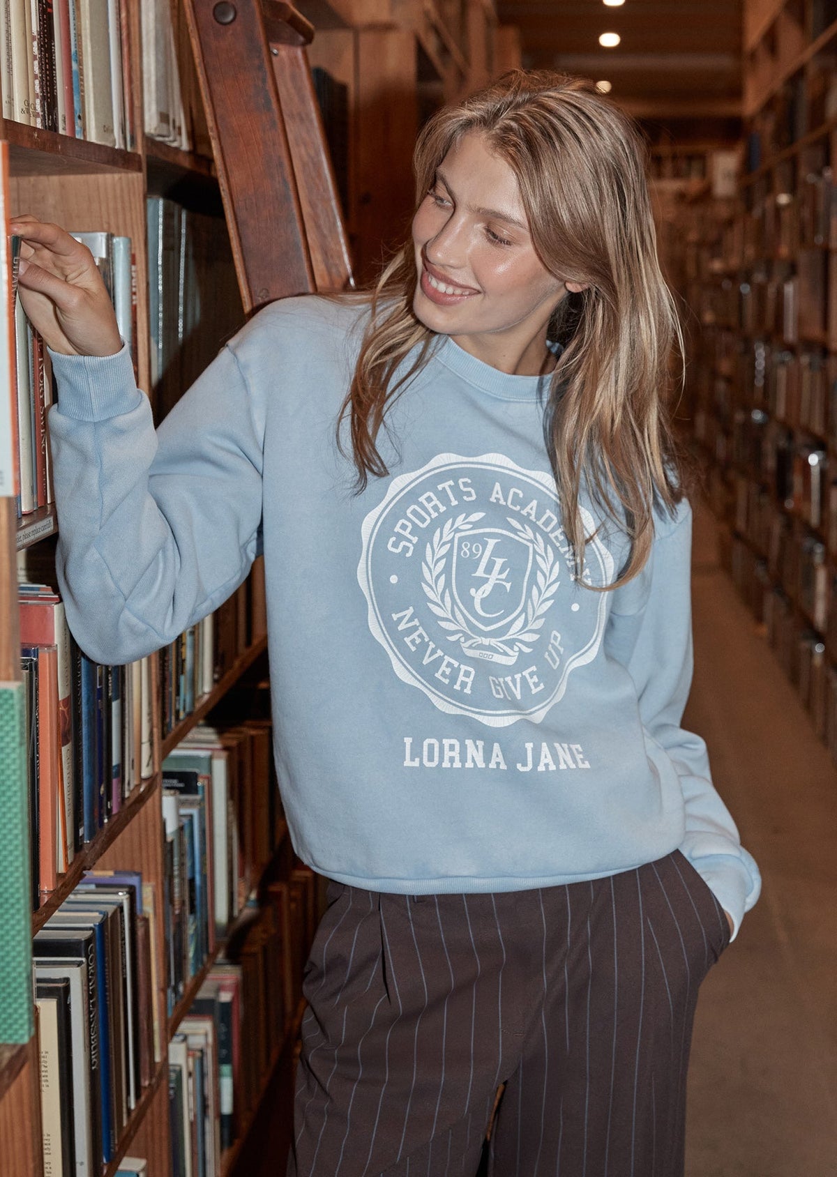 College Collection Washed Sweat