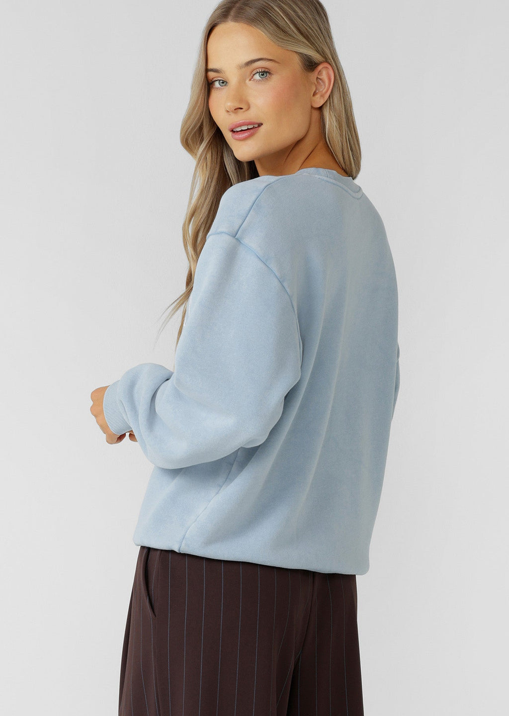 College Collection Washed Sweat