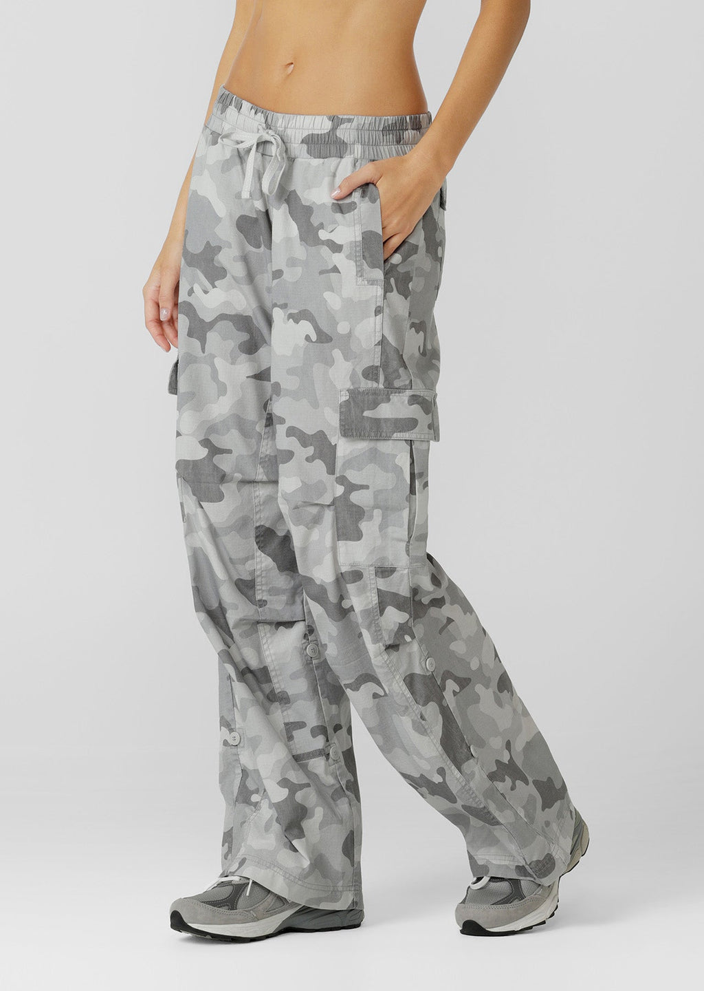 Authentic Washed Camo Cargo Pants