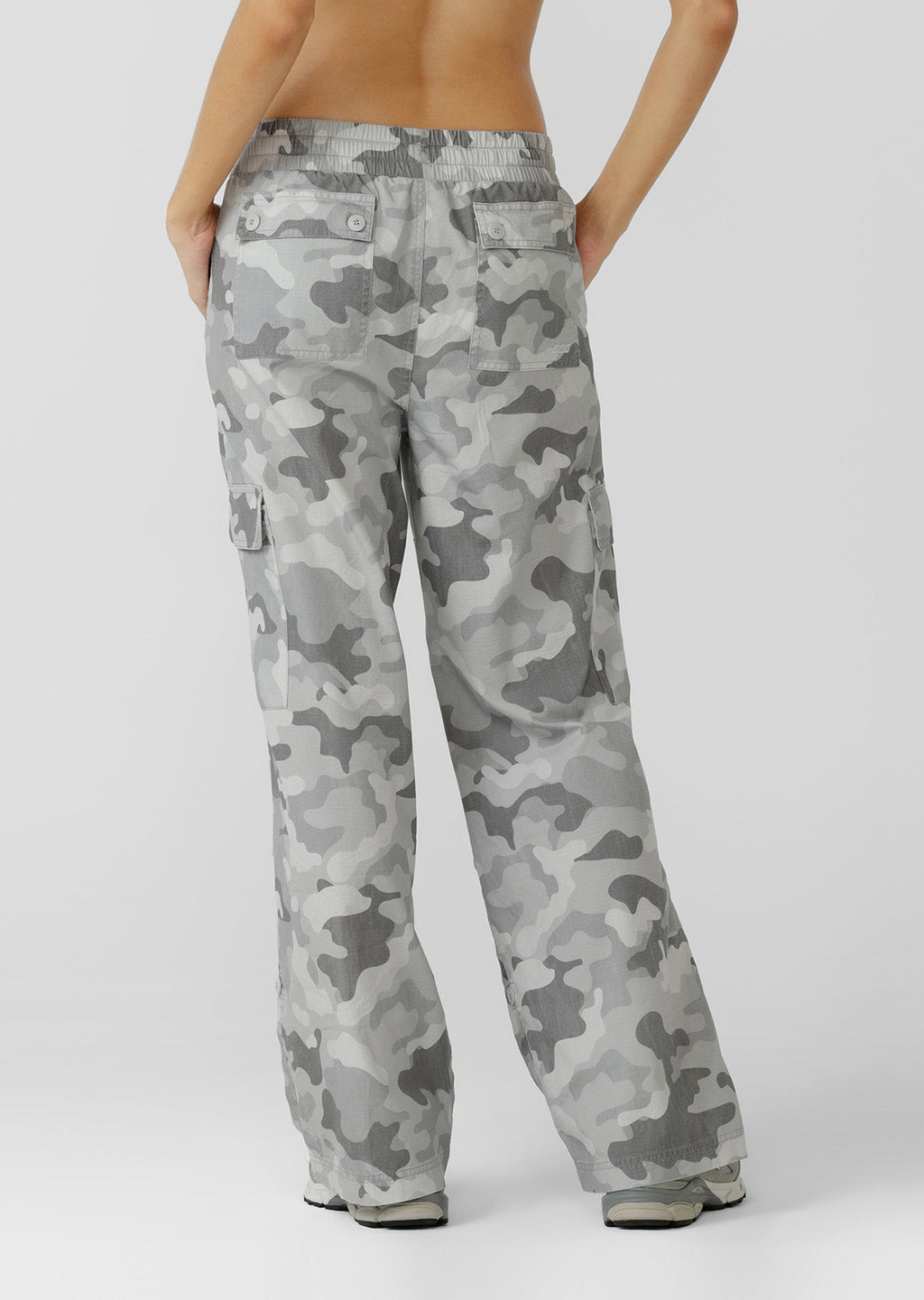 Authentic Washed Camo Cargo Pants