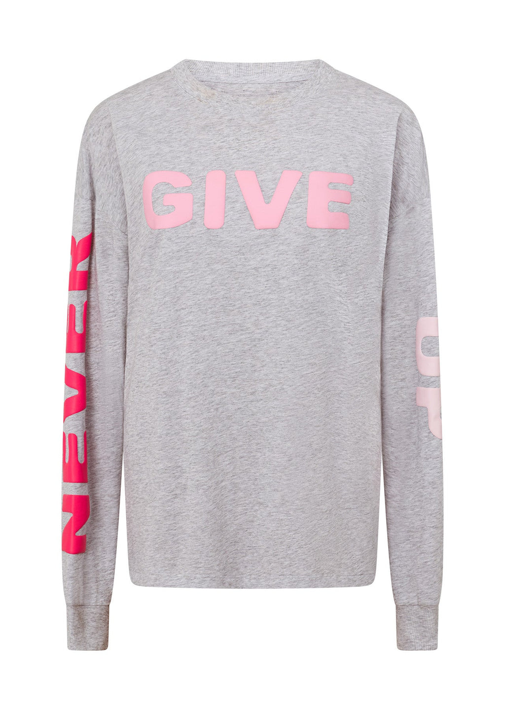 Never Give Up Long Sleeve Relaxed Tee