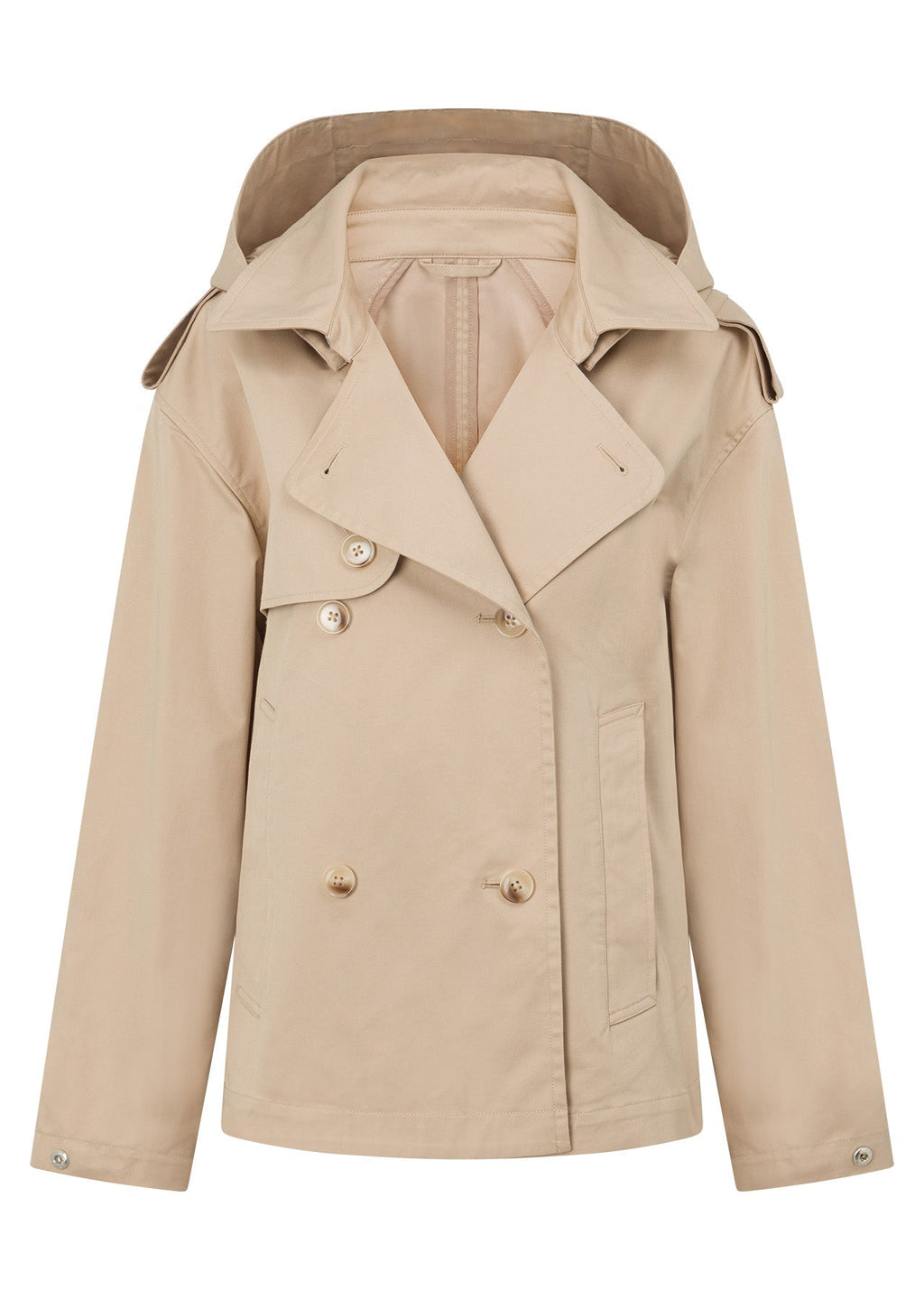 Cropped Sports Trench