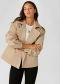 Cropped Sports Trench
