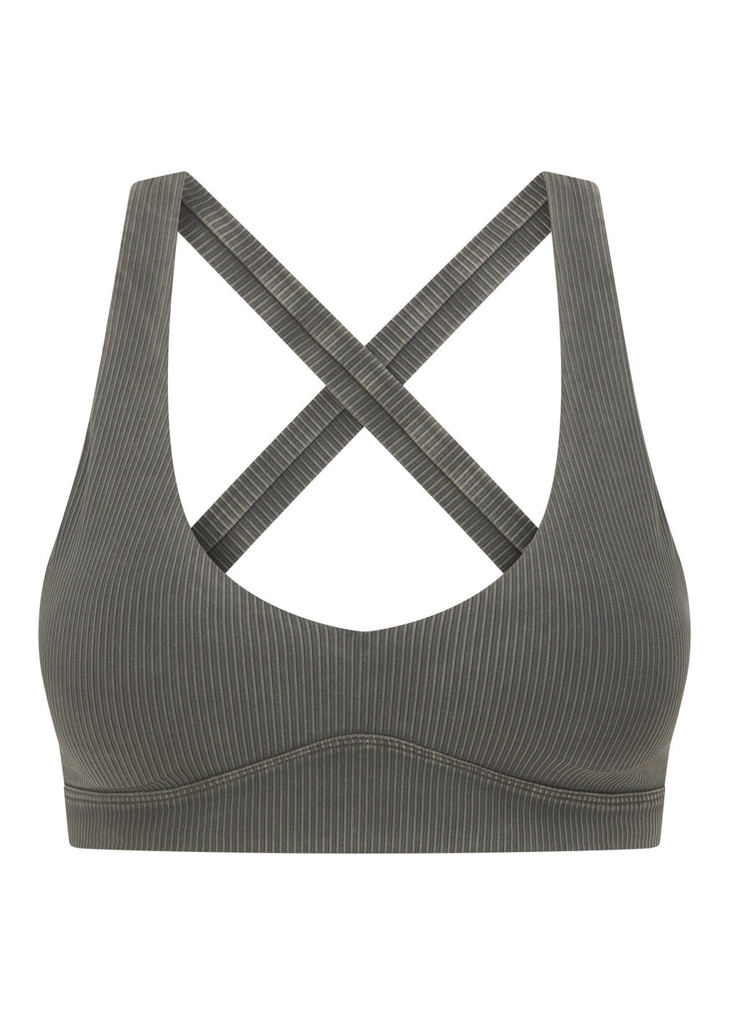 Perform Washed Rib Sports Bra