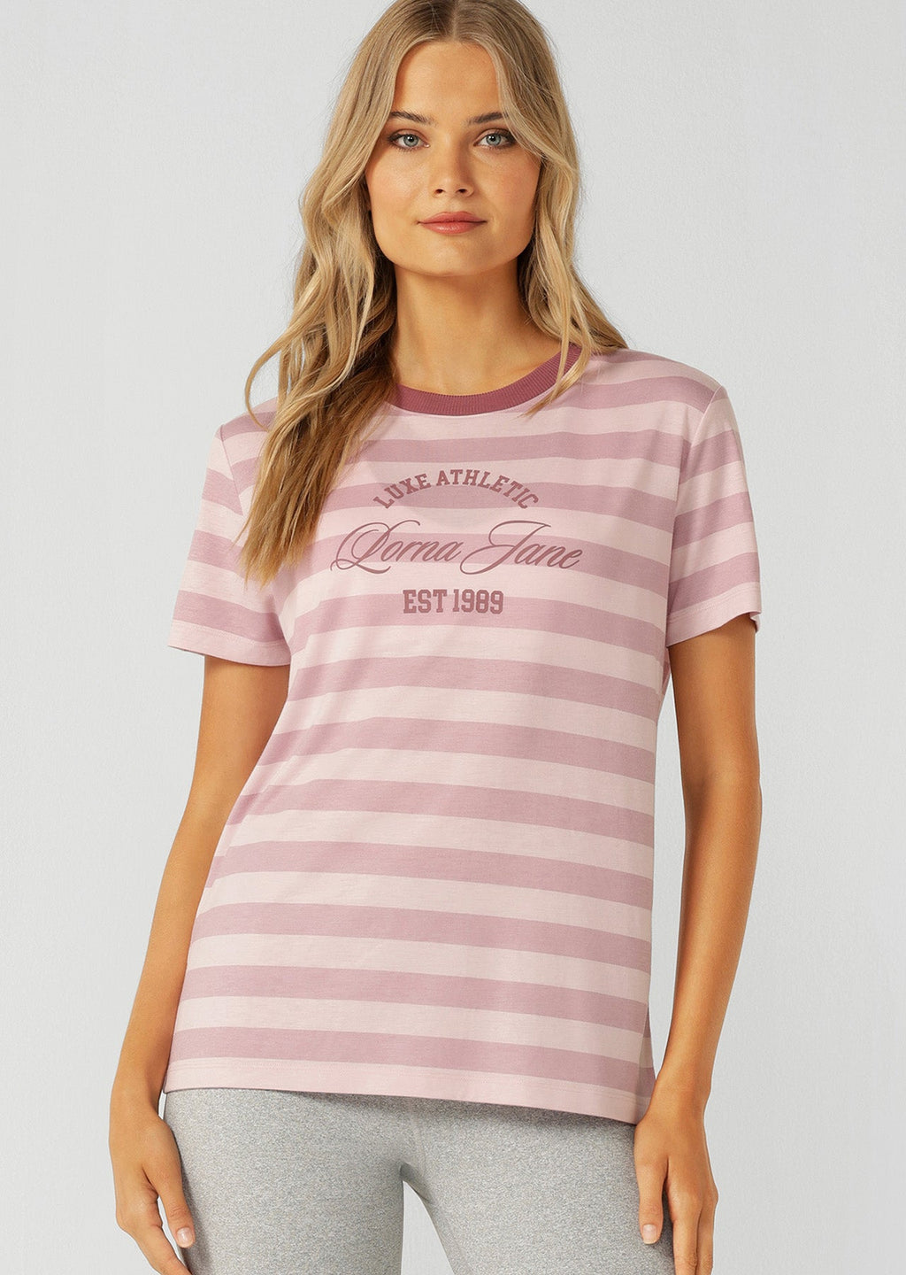 Luxe Athletic Stripe T-Shirt