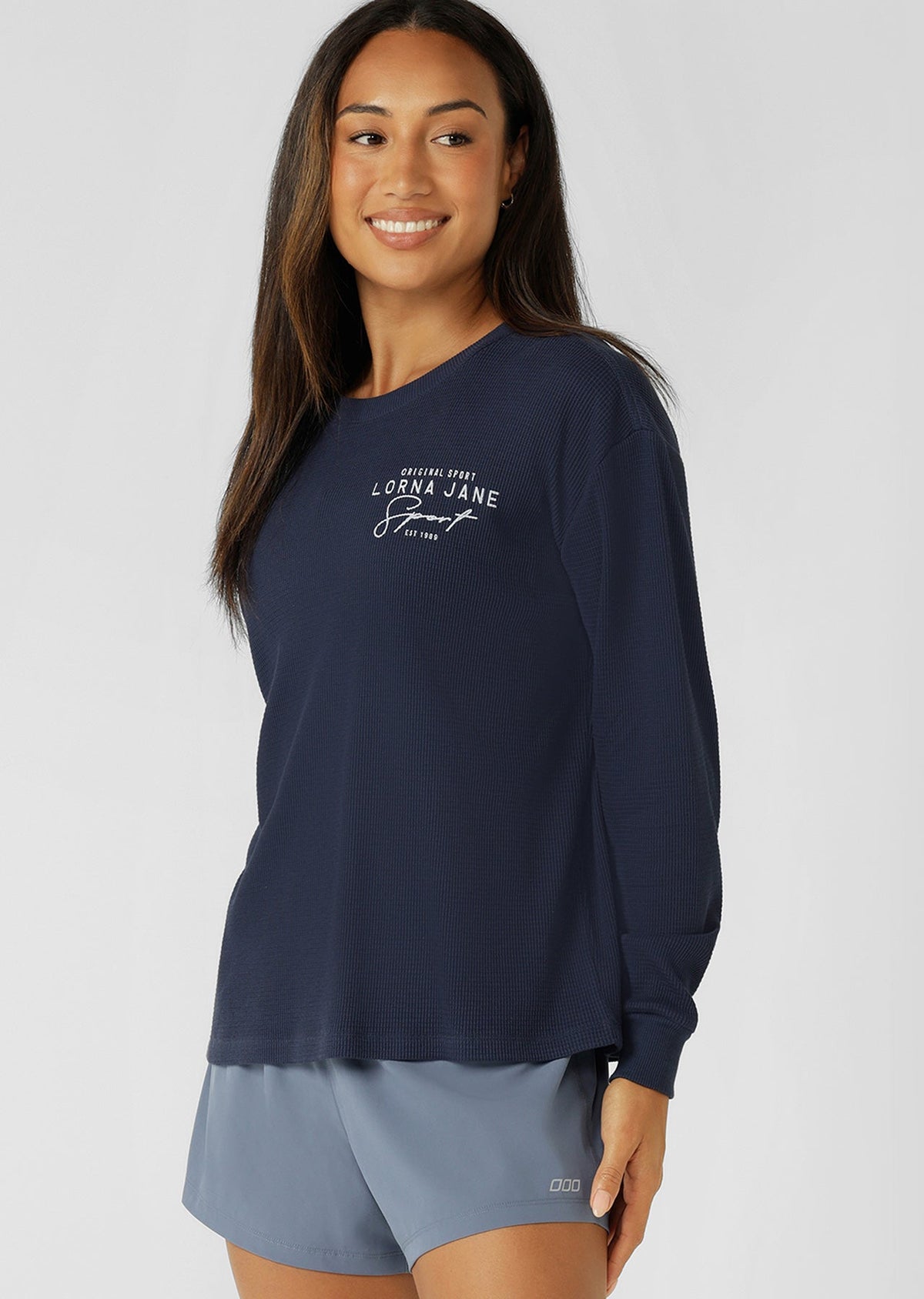 Everyday Ease Waffle Long Sleeve T-Shirt