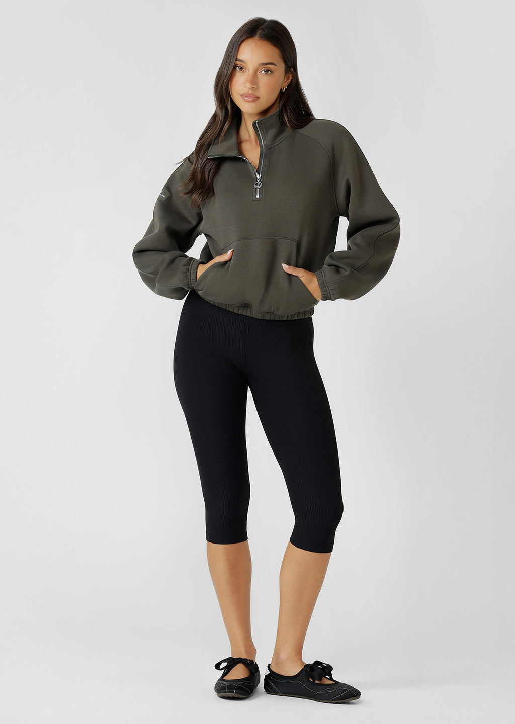 Irresistible Rib Capri Leggings