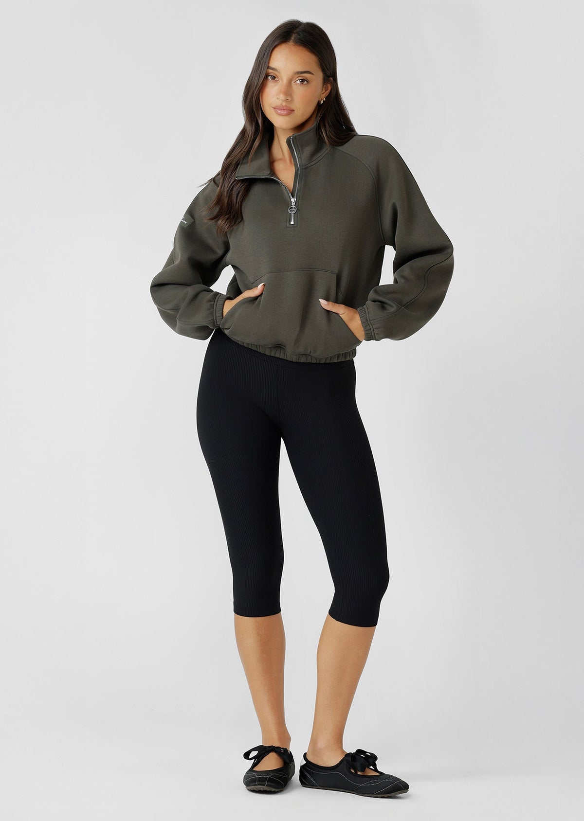 Irresistible Rib Capri Leggings