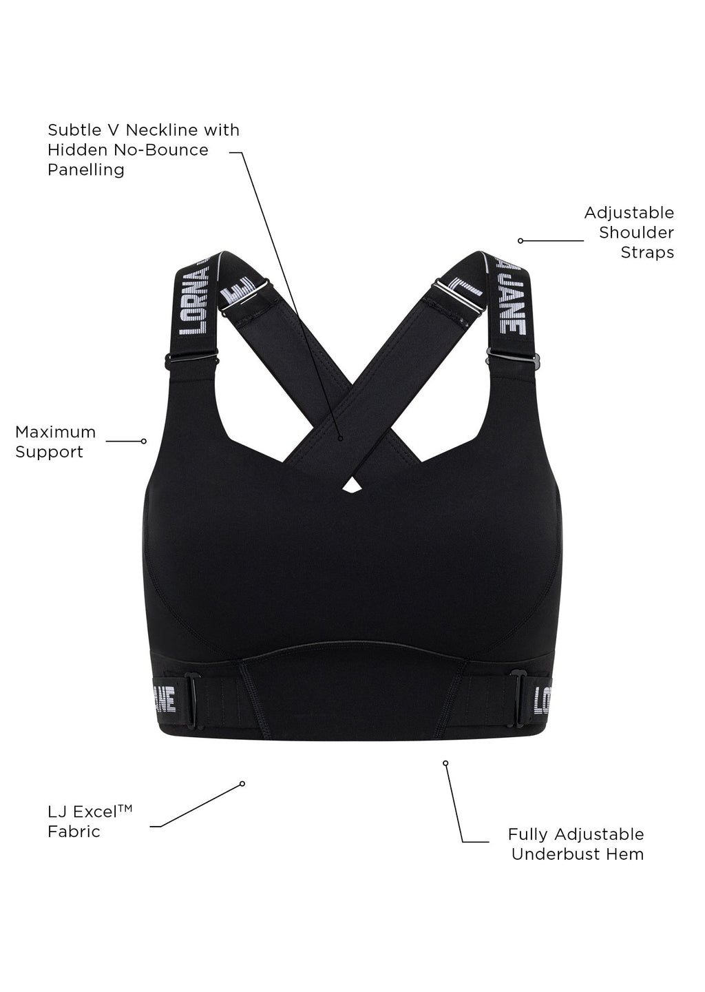 Easy Adjust Sports Bra