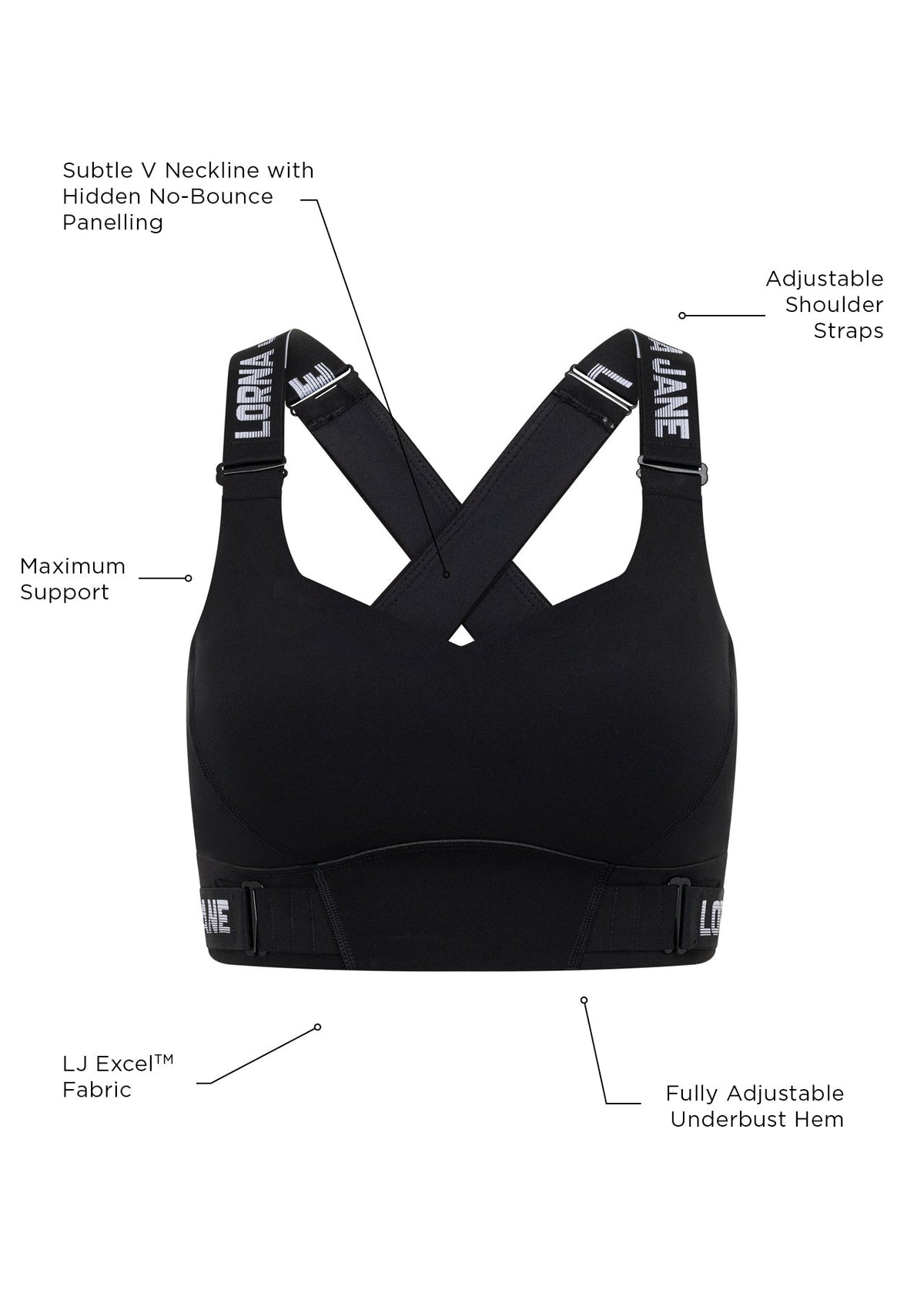 Easy Adjust Sports Bra