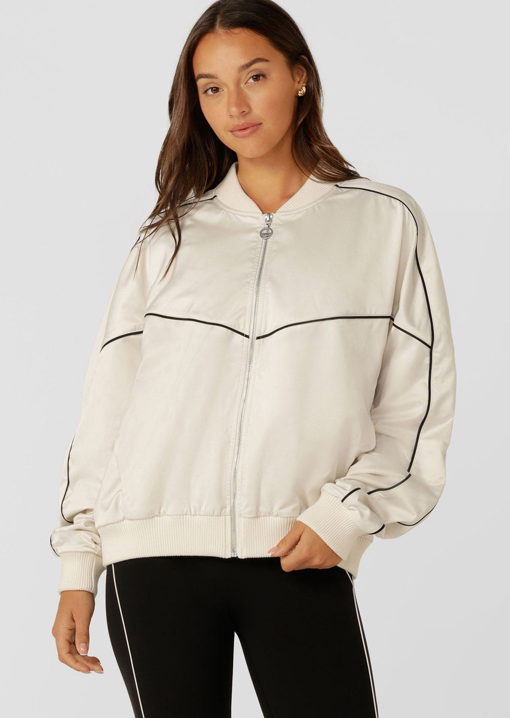 Pipe Dream Satin Bomber