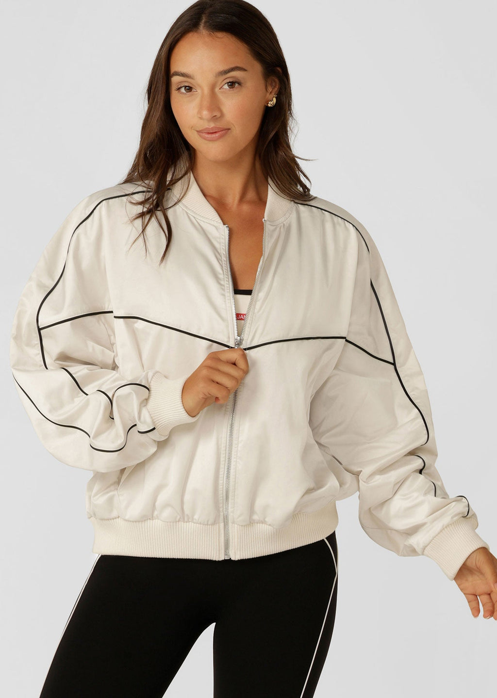 Pipe Dream Satin Bomber
