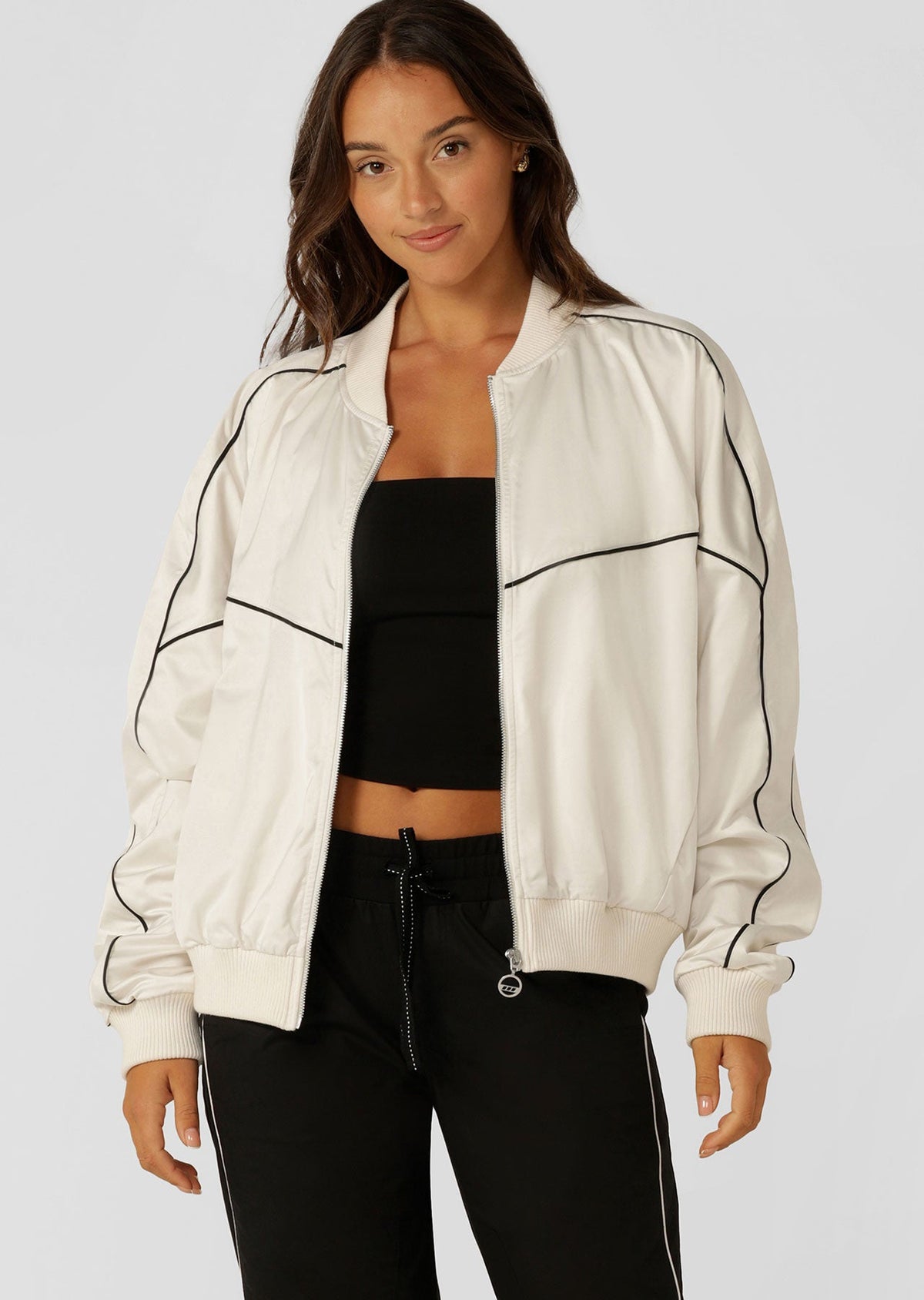 Pipe Dream Satin Bomber