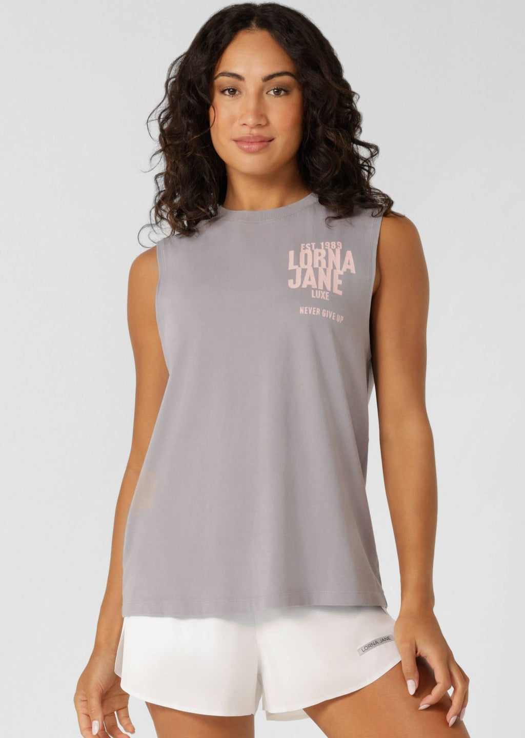 Never Give Up Washed Tank