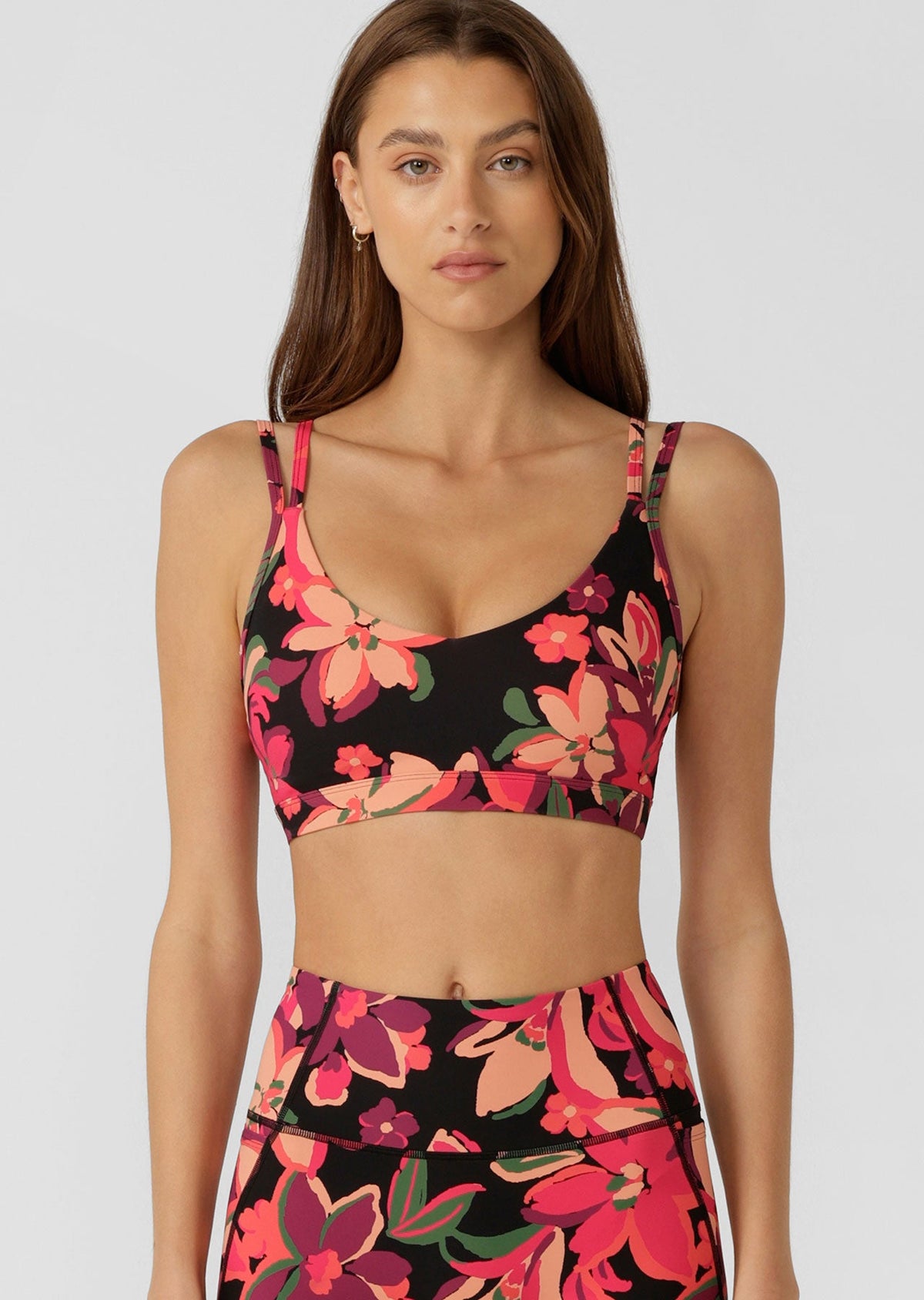 Floral Escape Sports Bra