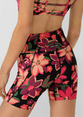 Floral Escape Hi-Fold Bike Shorts