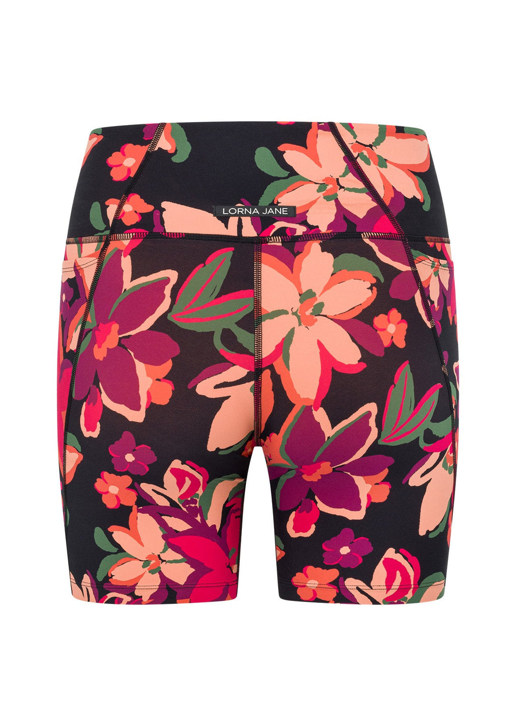 Floral Escape Hi-Fold Bike Shorts