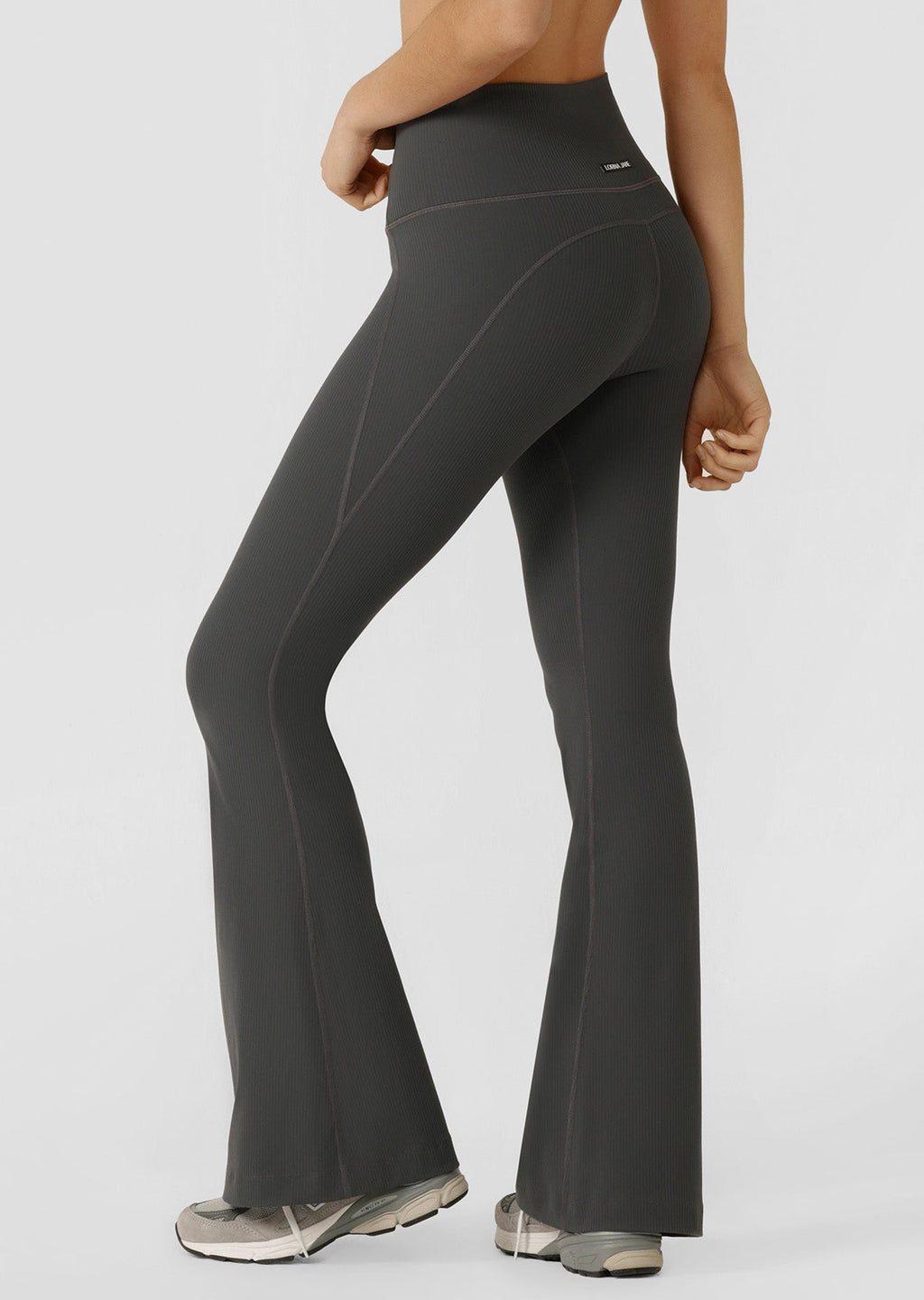 Irresistible Hi Fold Rib Flared Leggings
