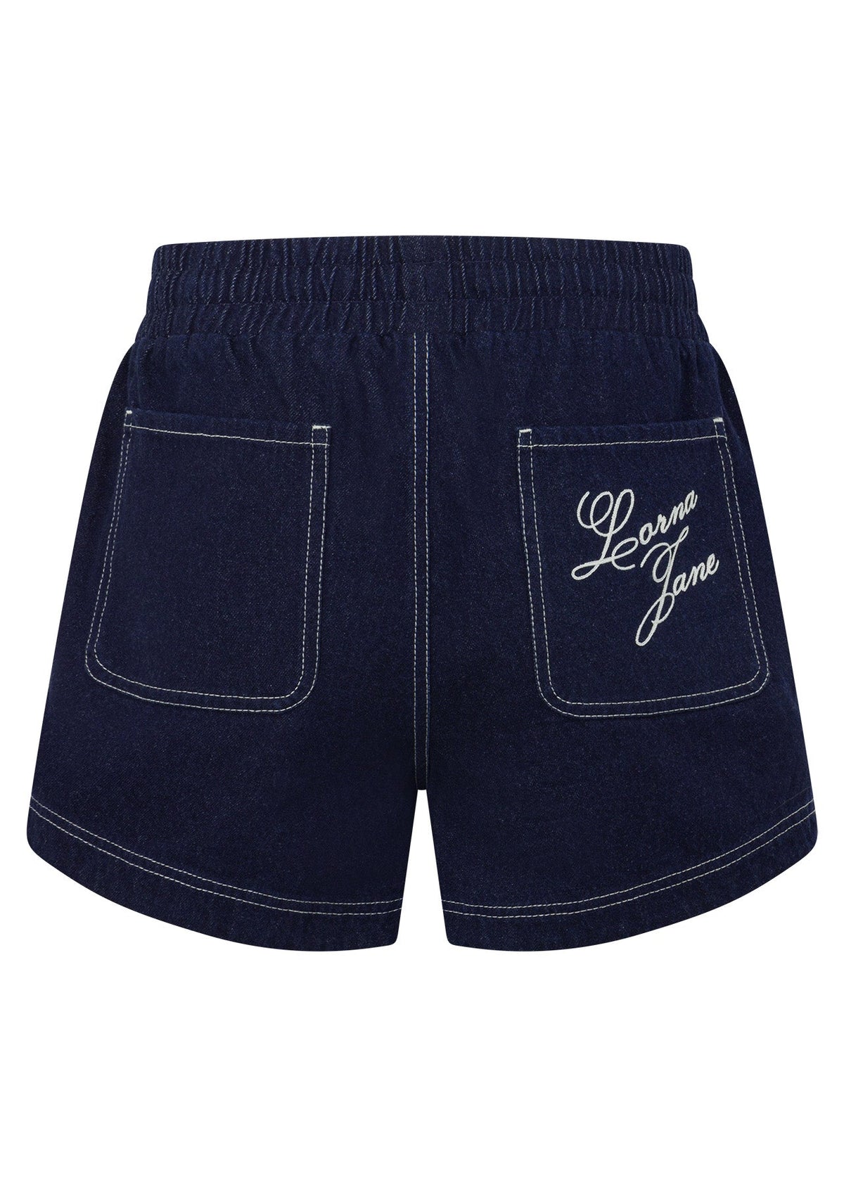Off Duty Denim Pull On Shorts