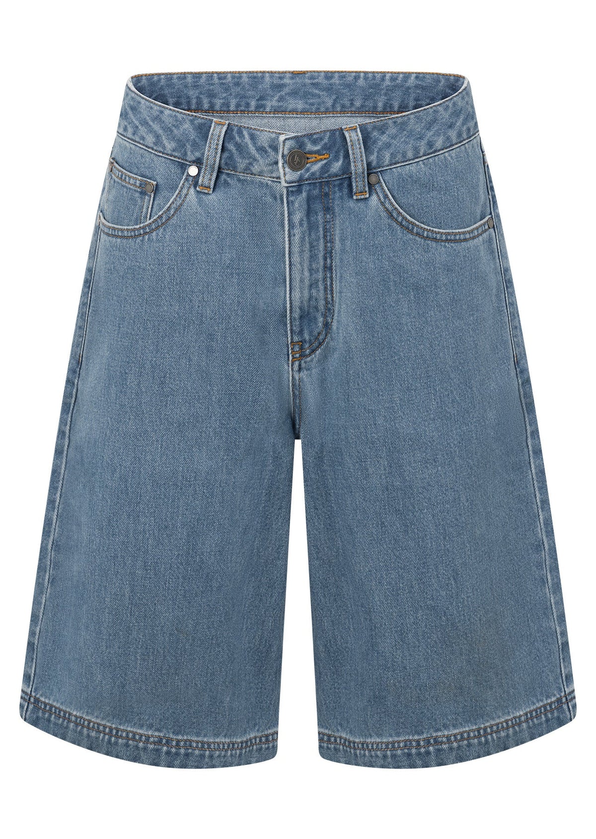 Off Duty Vintage Wash Denim Shorts