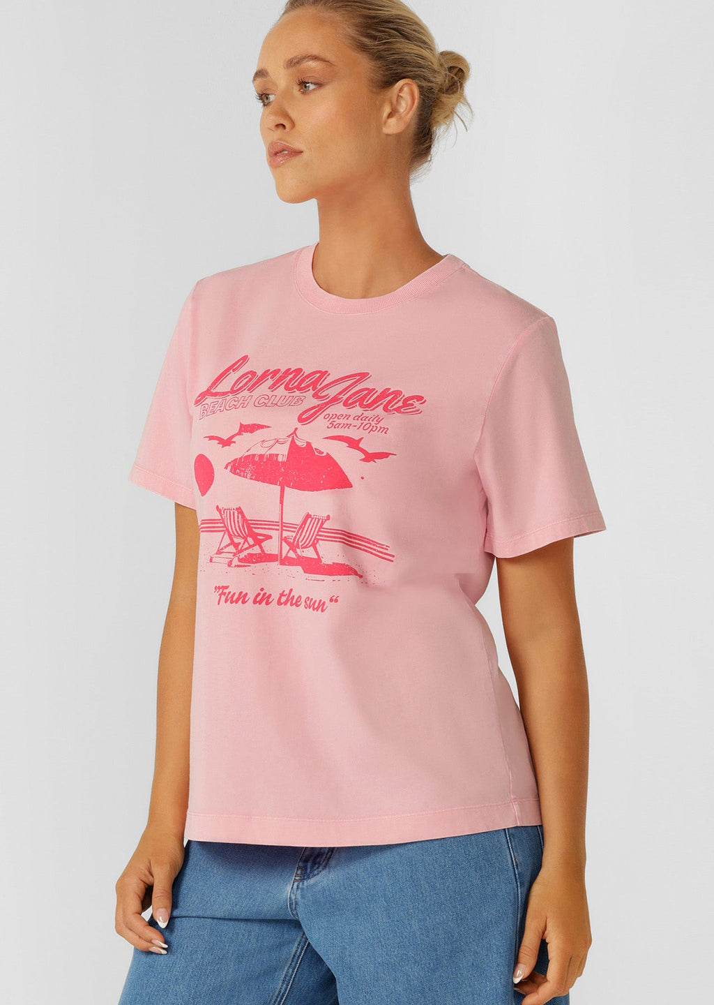 Beach Club Washed Relaxed T-Shirt