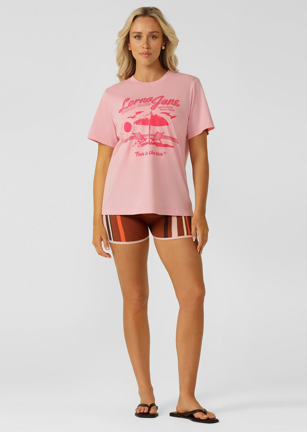 Beach Club Washed Relaxed T-Shirt