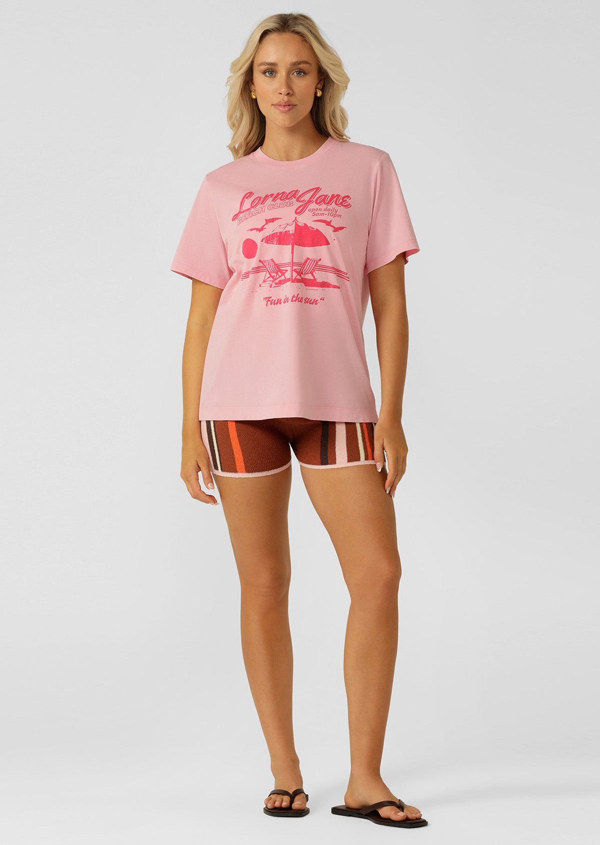 Beach Club Washed Relaxed T-Shirt