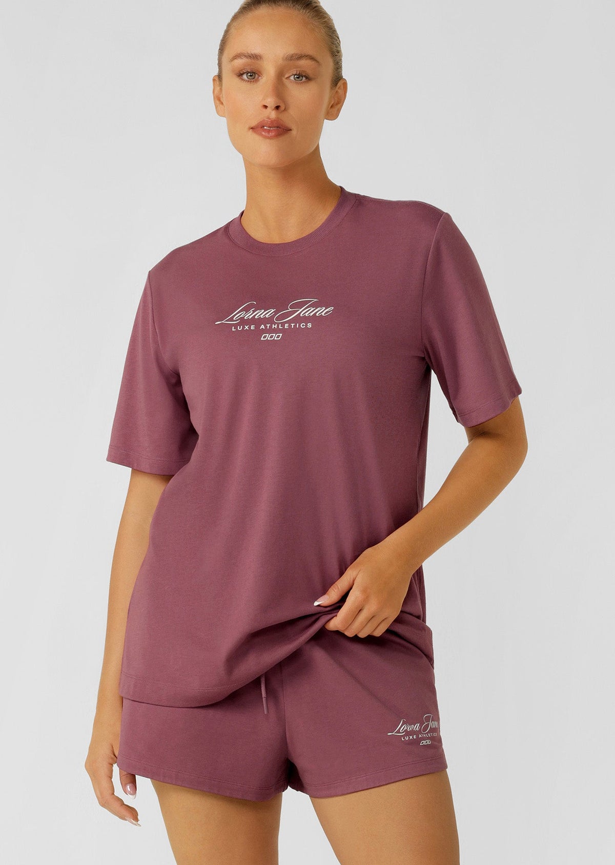 Luxe Athletic Relaxed T-Shirt