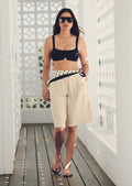 Hamptons Linen Bermuda Shorts