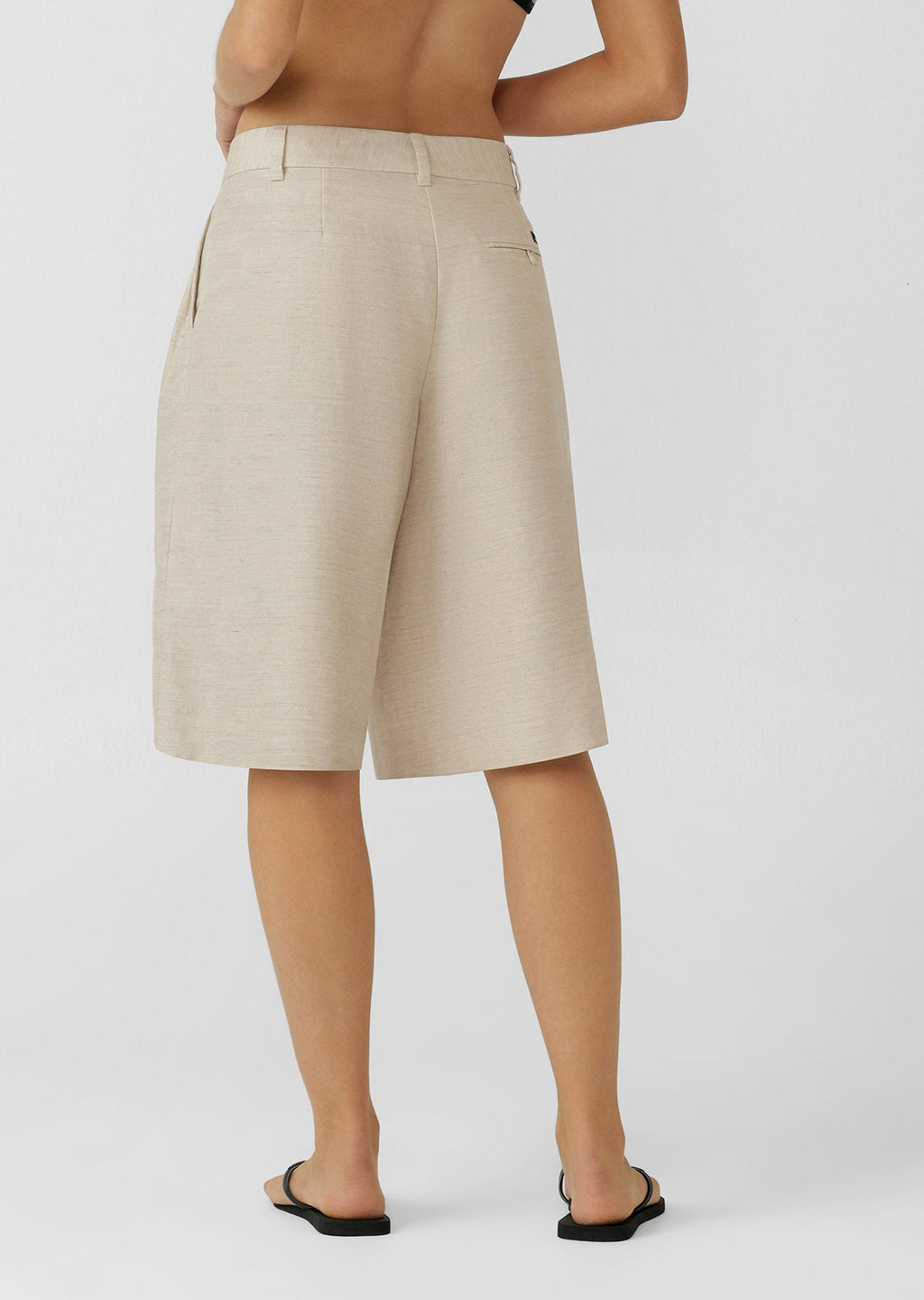 Hamptons Linen Bermuda Shorts