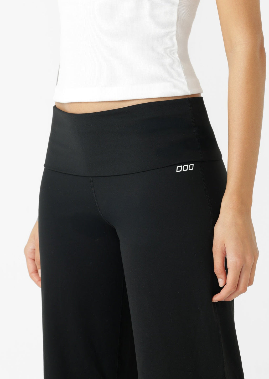 Liberty Fold Over Waist Wide Leg Active Pants